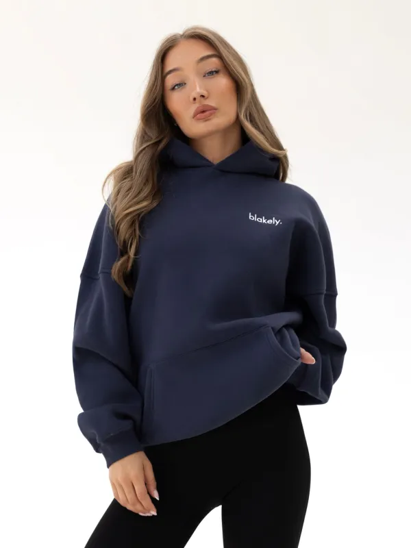 Sami Oversized Hoodie - True Navy sold by Blakely