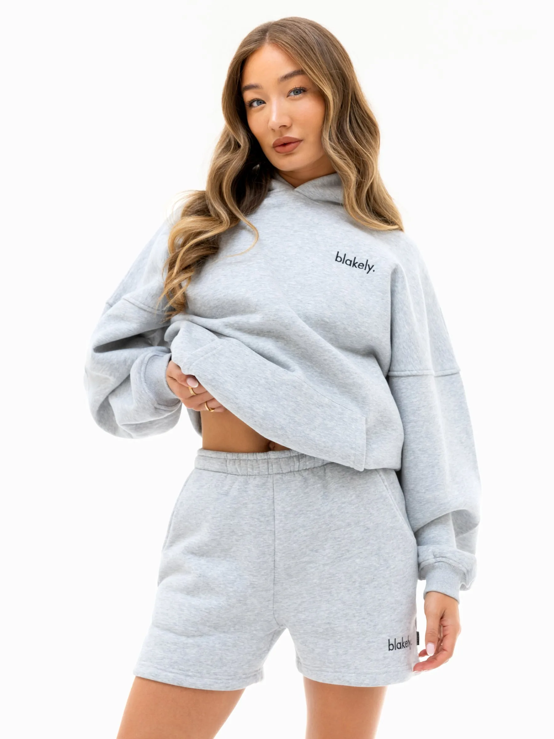 Sami Oversized Hoodie - Marl Grey sold by Blakely product image thumbnail 5