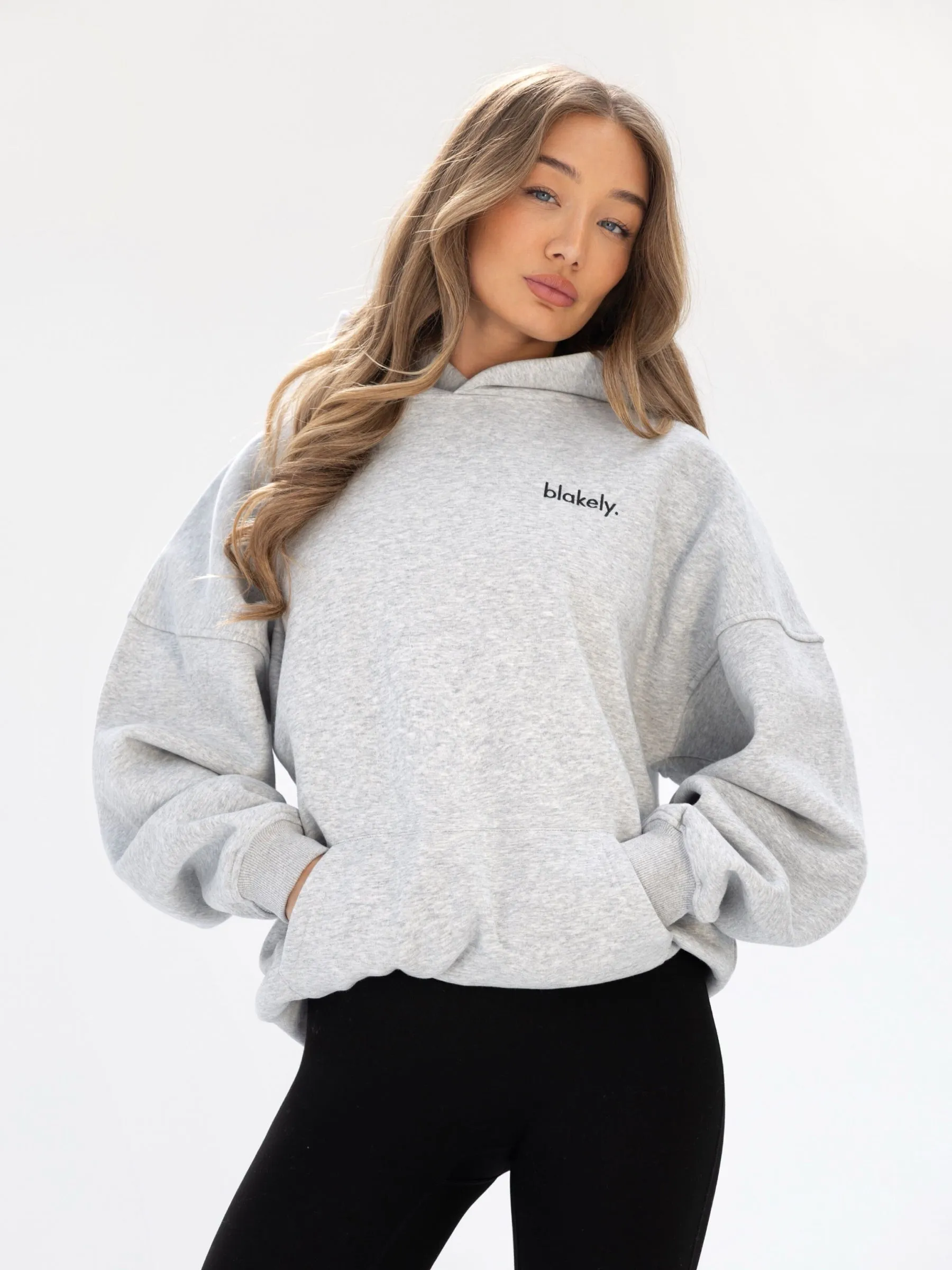 Sami Oversized Hoodie - Marl Grey sold by Blakely