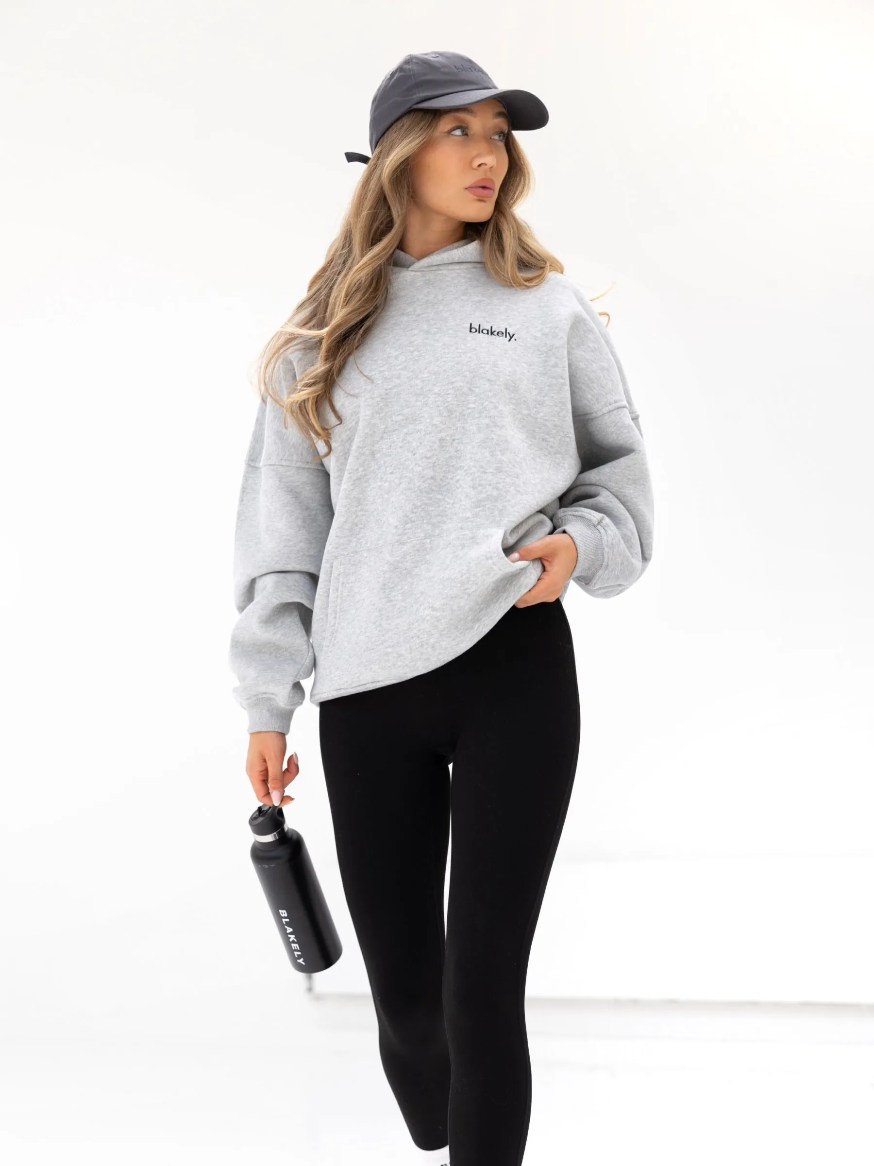 Sami Oversized Hoodie - Marl Grey sold by Blakely product image thumbnail 2