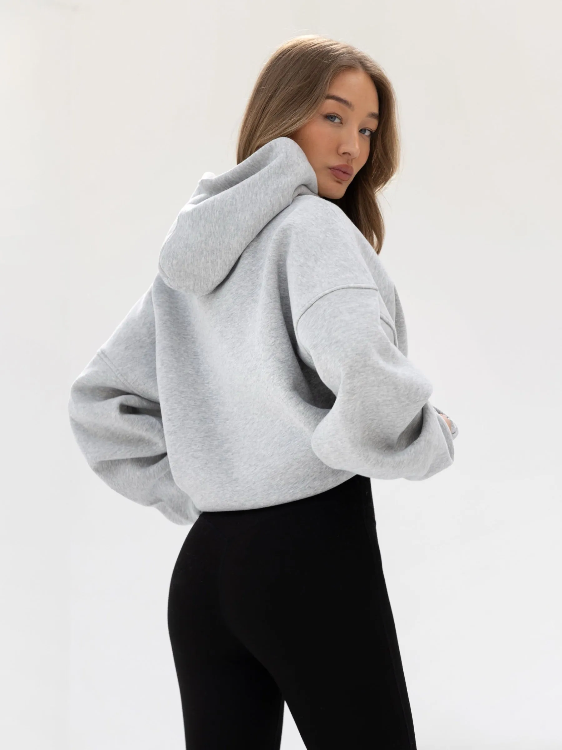Sami Oversized Hoodie - Marl Grey sold by Blakely product image thumbnail 4