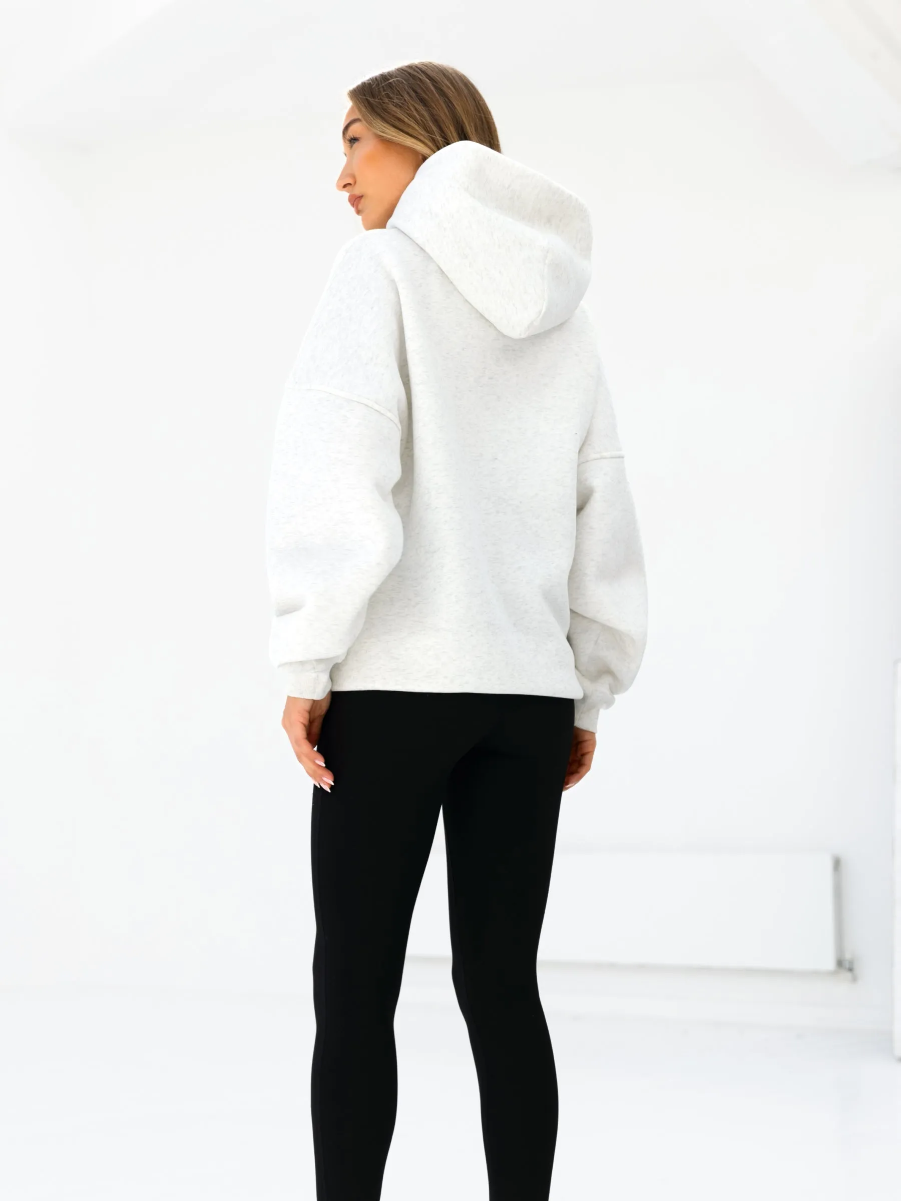 Sami Oversized Hoodie - Marl White sold by Blakely product image thumbnail 4