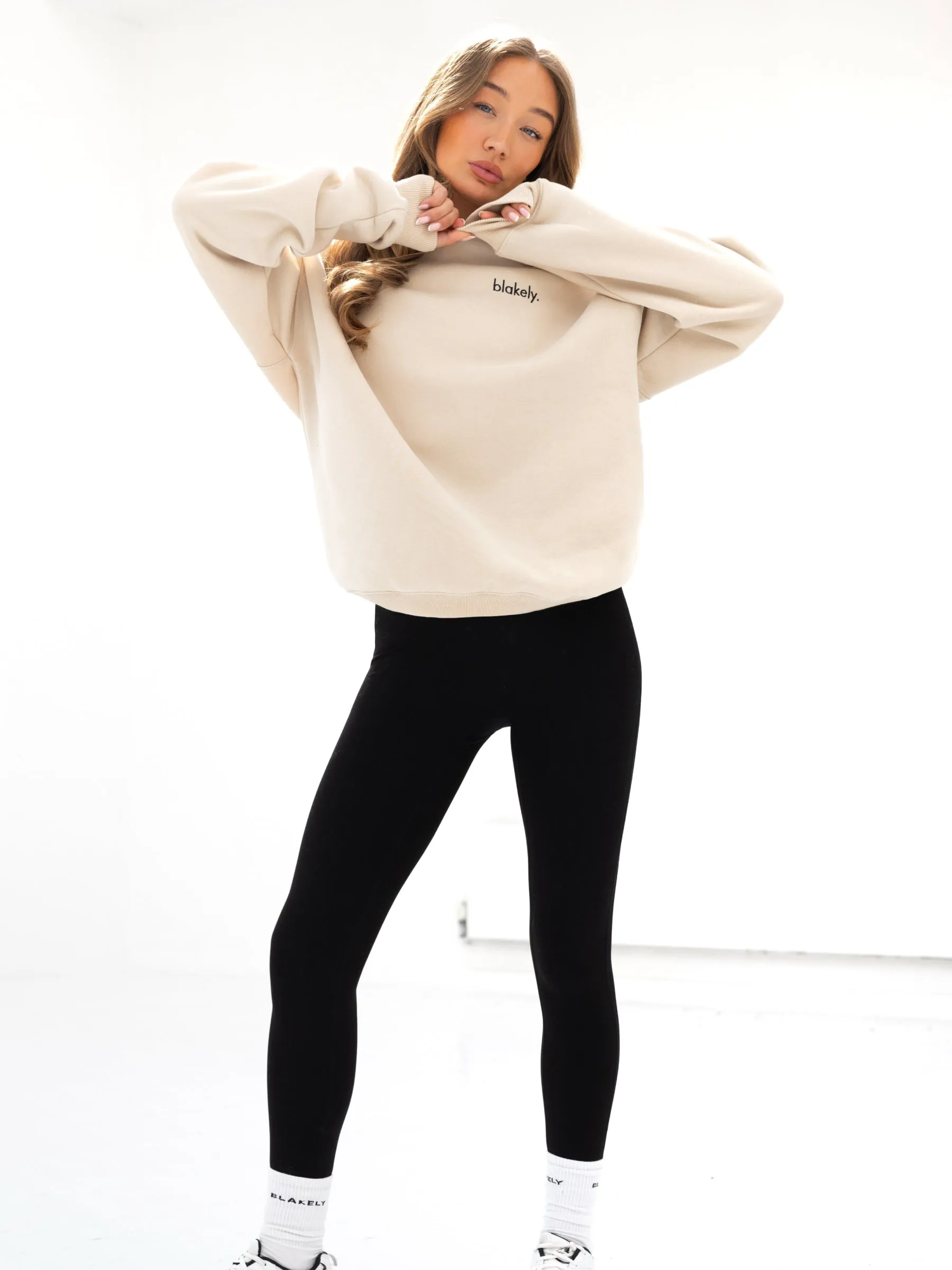 Sami Oversized Jumper - Bone sold by Blakely product image thumbnail 3