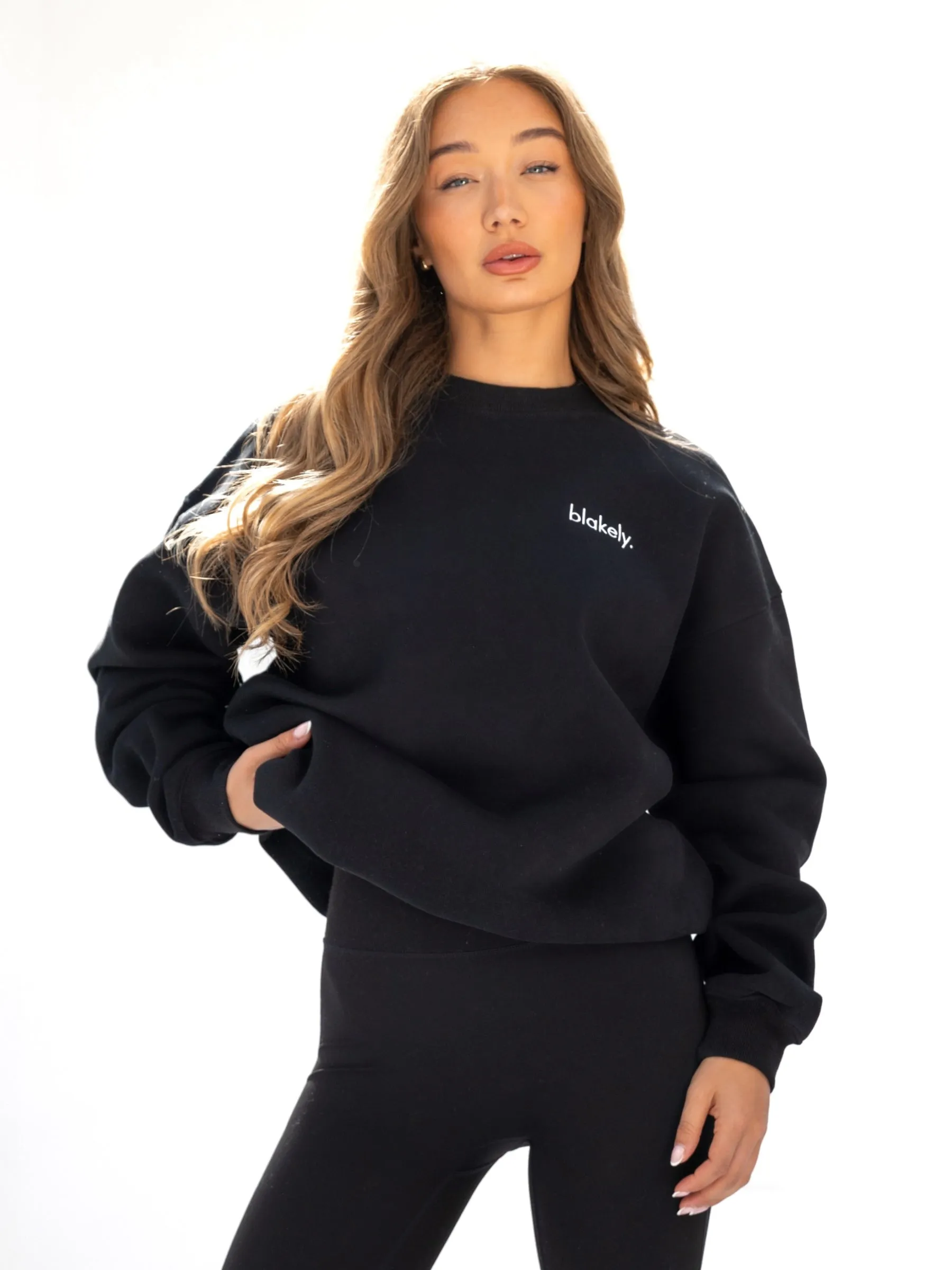 Sami Oversized Jumper - Black sold by Blakely