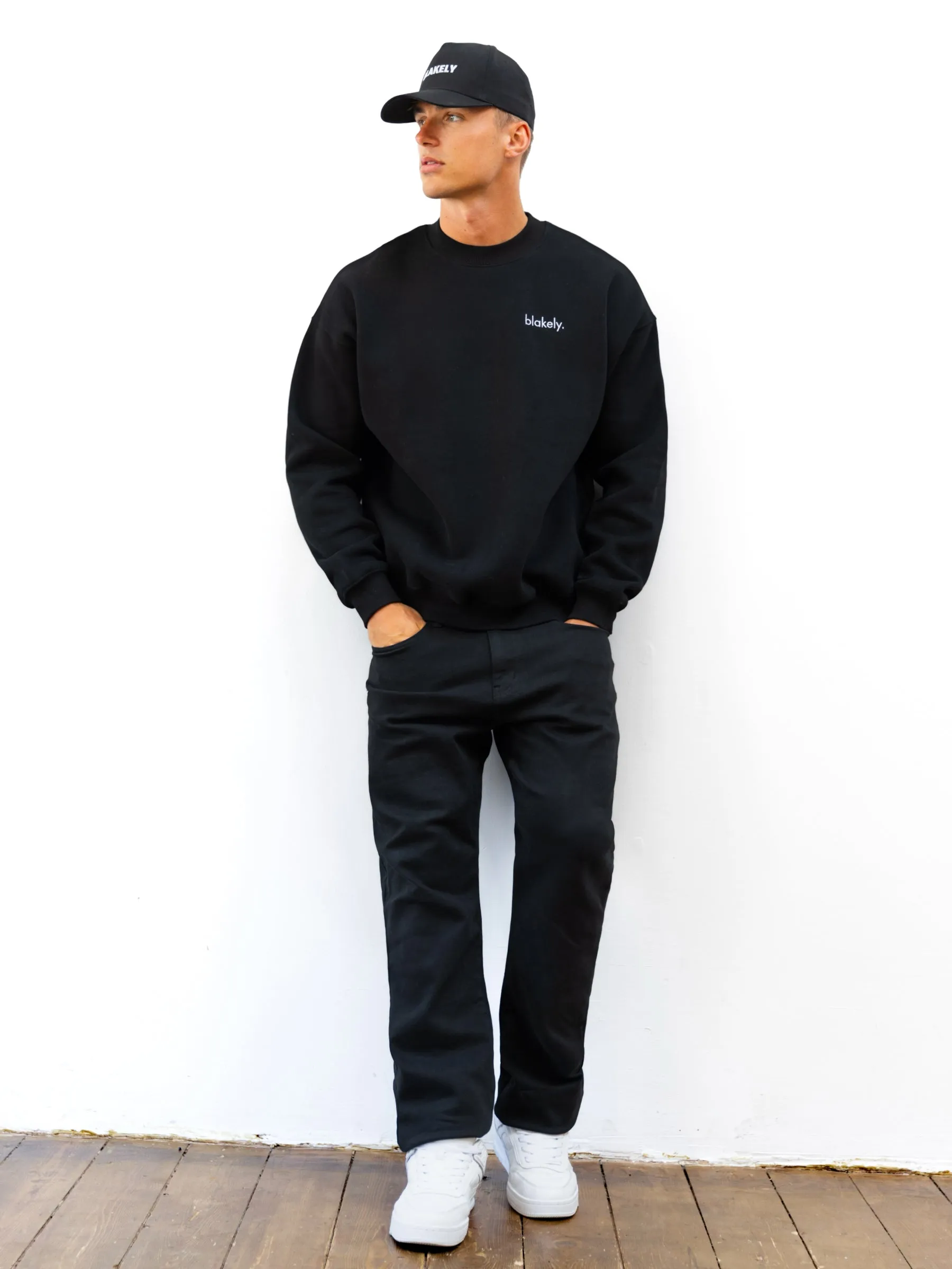 Sami Relaxed Jumper - Black sold by Blakely product image thumbnail 3