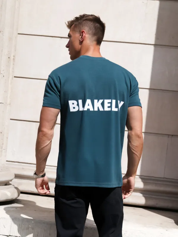 Arlo Relaxed T-Shirt - Teal Green sold by Blakely