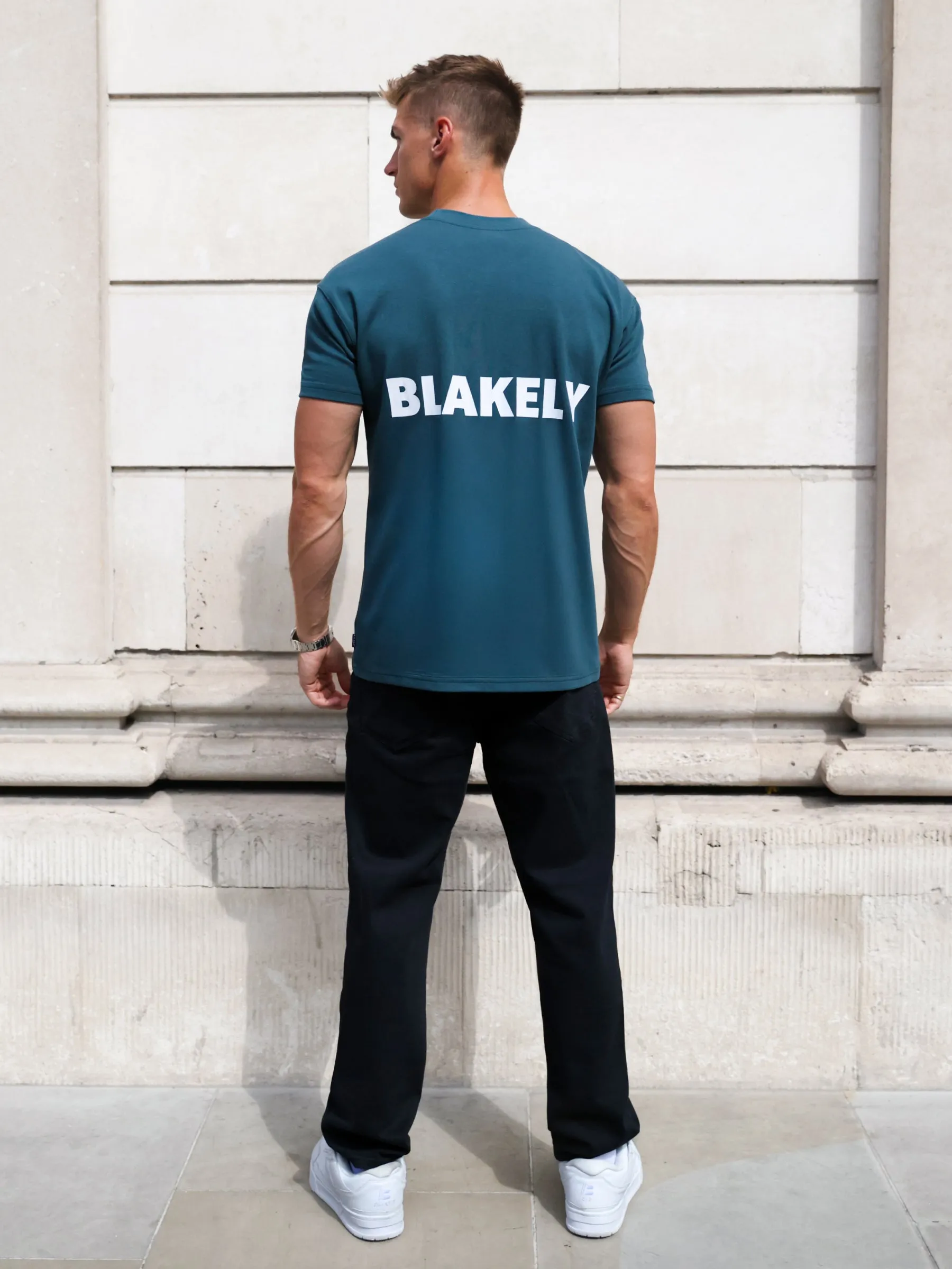 Arlo Relaxed T-Shirt - Teal Green sold by Blakely product image thumbnail 3