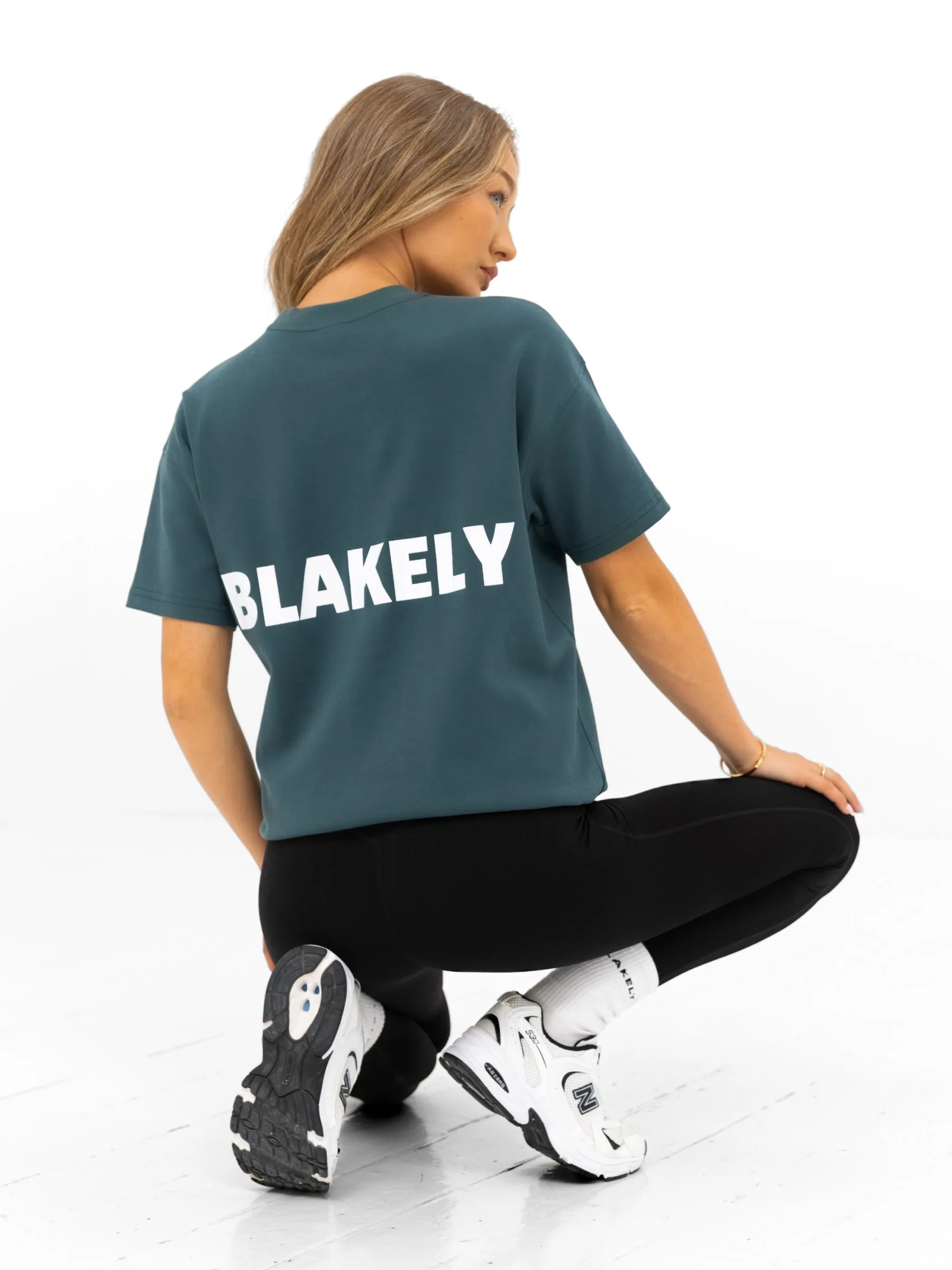 Amelie Oversized T-Shirt - Teal Green sold by Blakely product image thumbnail 3