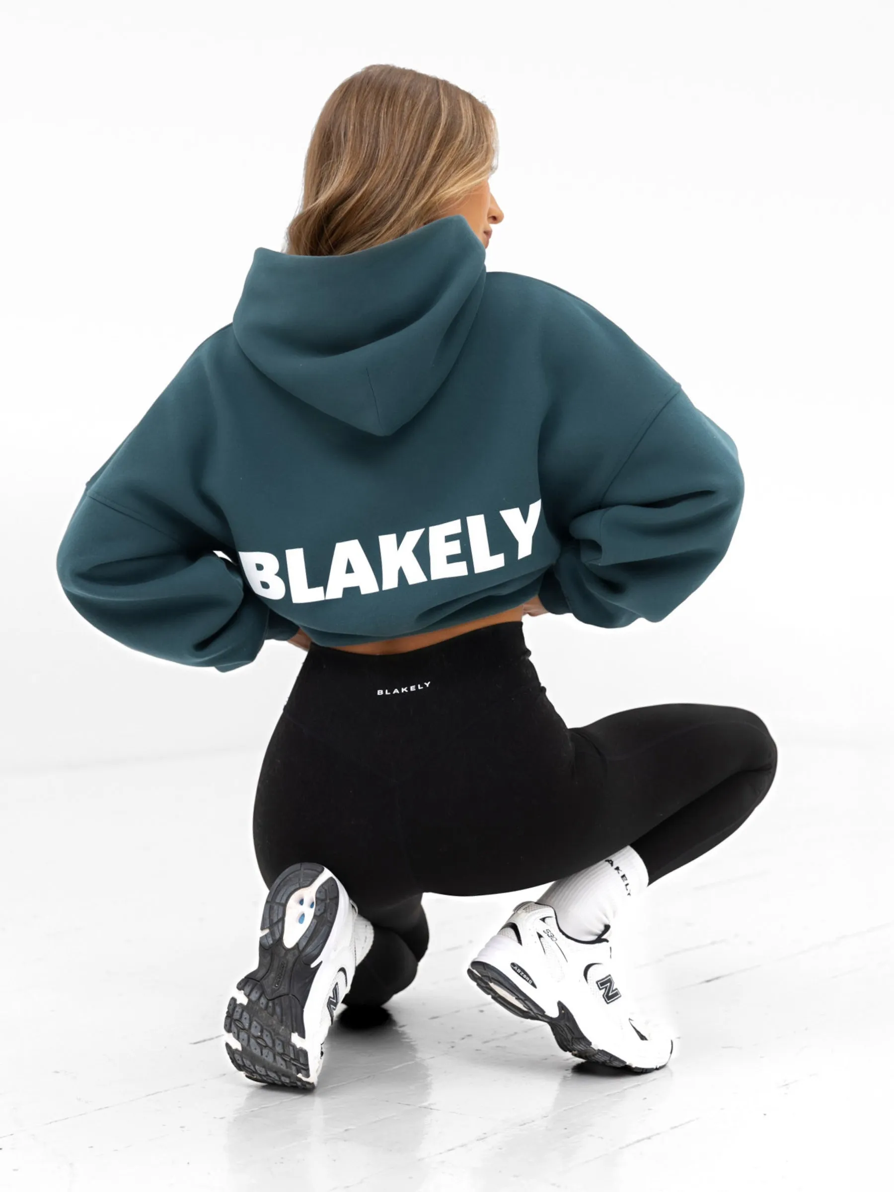 Amelie Oversized Hoodie - Teal Green sold by Blakely product image thumbnail 3