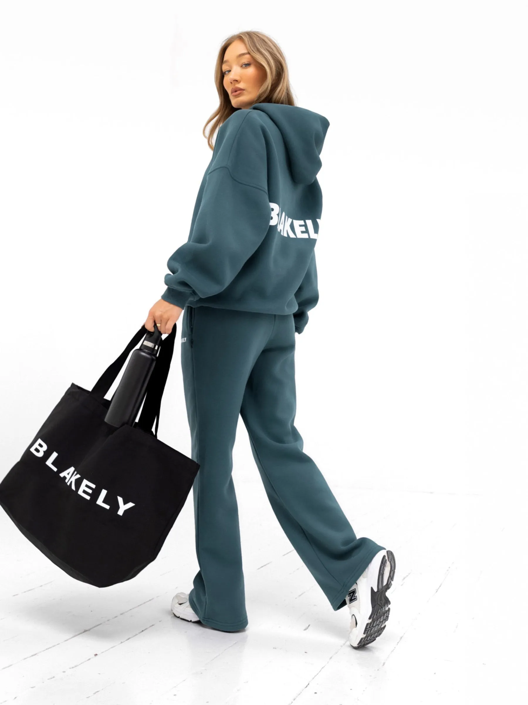 Amelie Oversized Hoodie - Teal Green sold by Blakely product image thumbnail 5