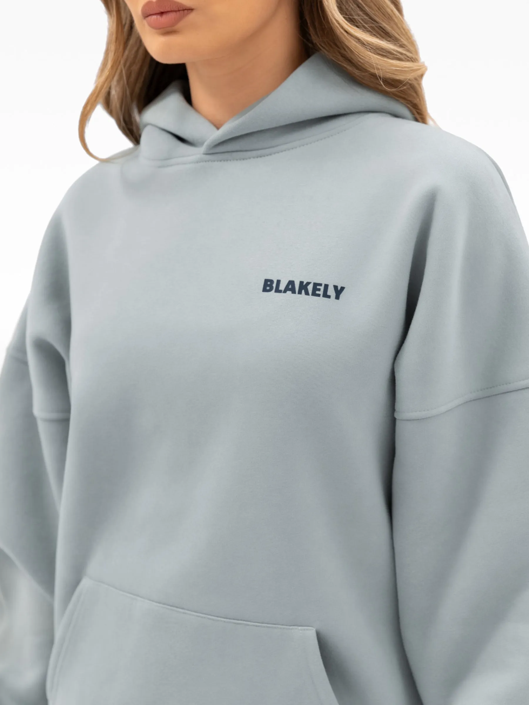 Amelie Oversized Hoodie - Mineral Blue sold by Blakely product image thumbnail 5