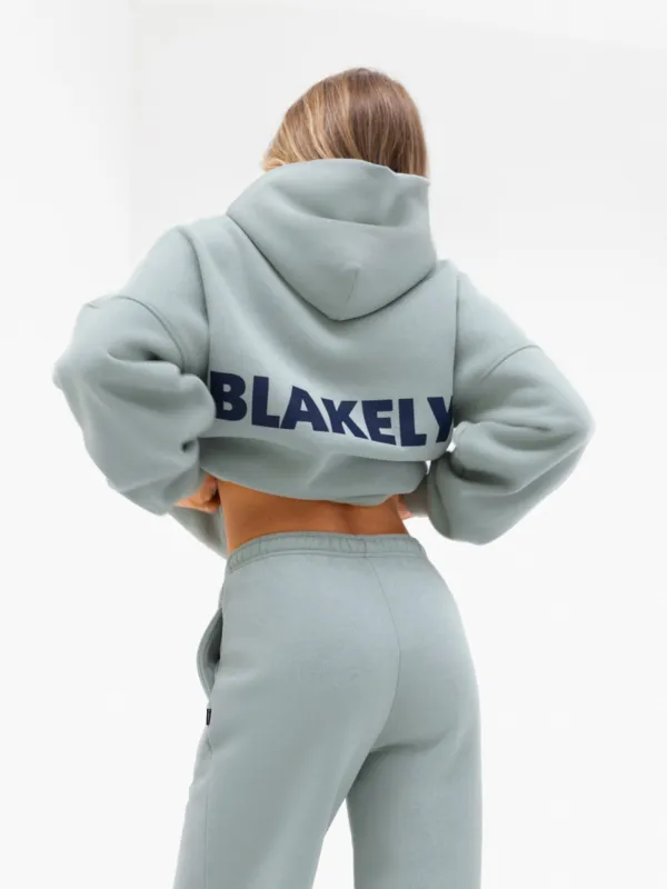Amelie Oversized Hoodie - Mineral Blue sold by Blakely
