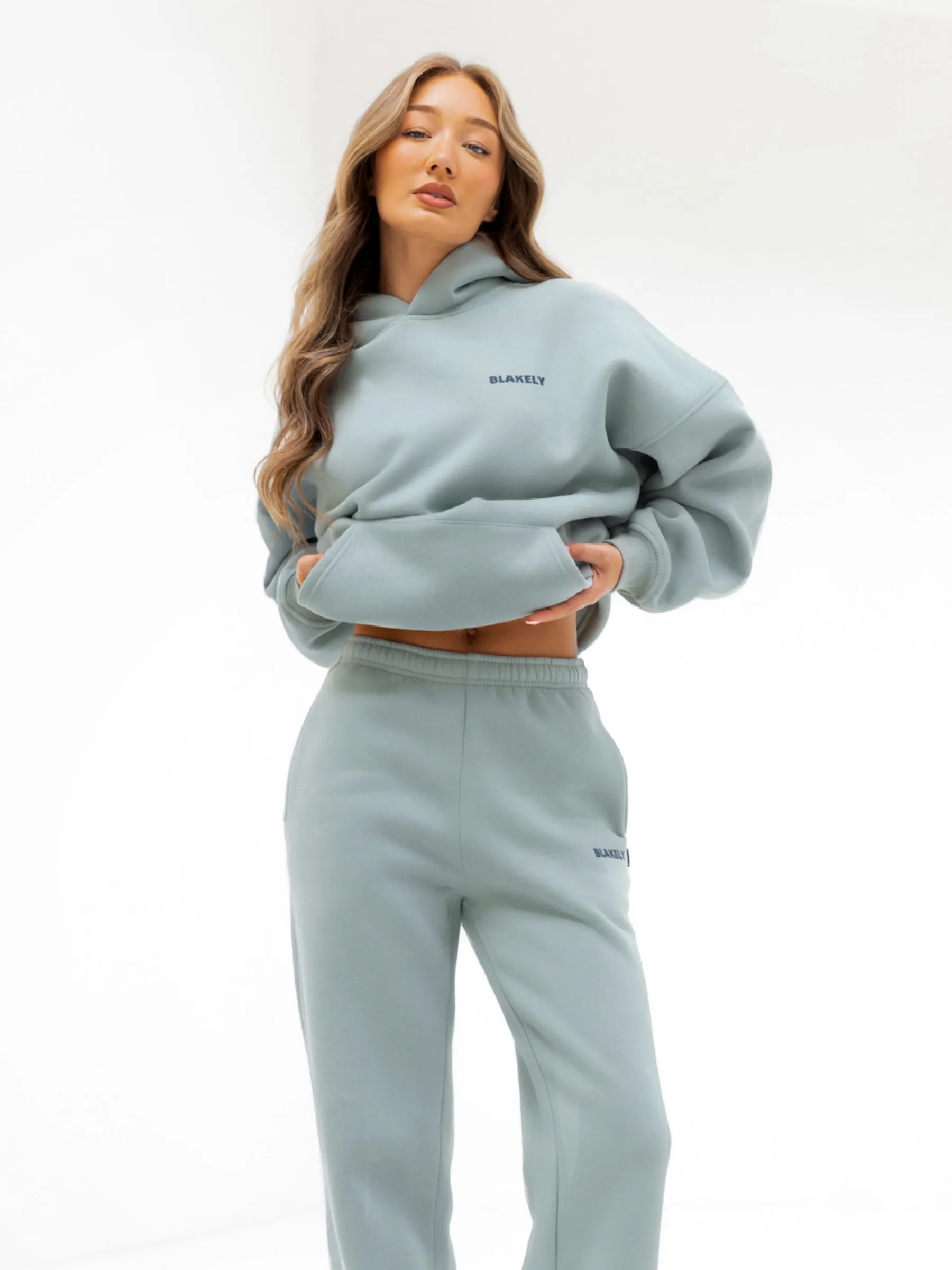 Amelie Oversized Hoodie - Mineral Blue sold by Blakely product image thumbnail 2