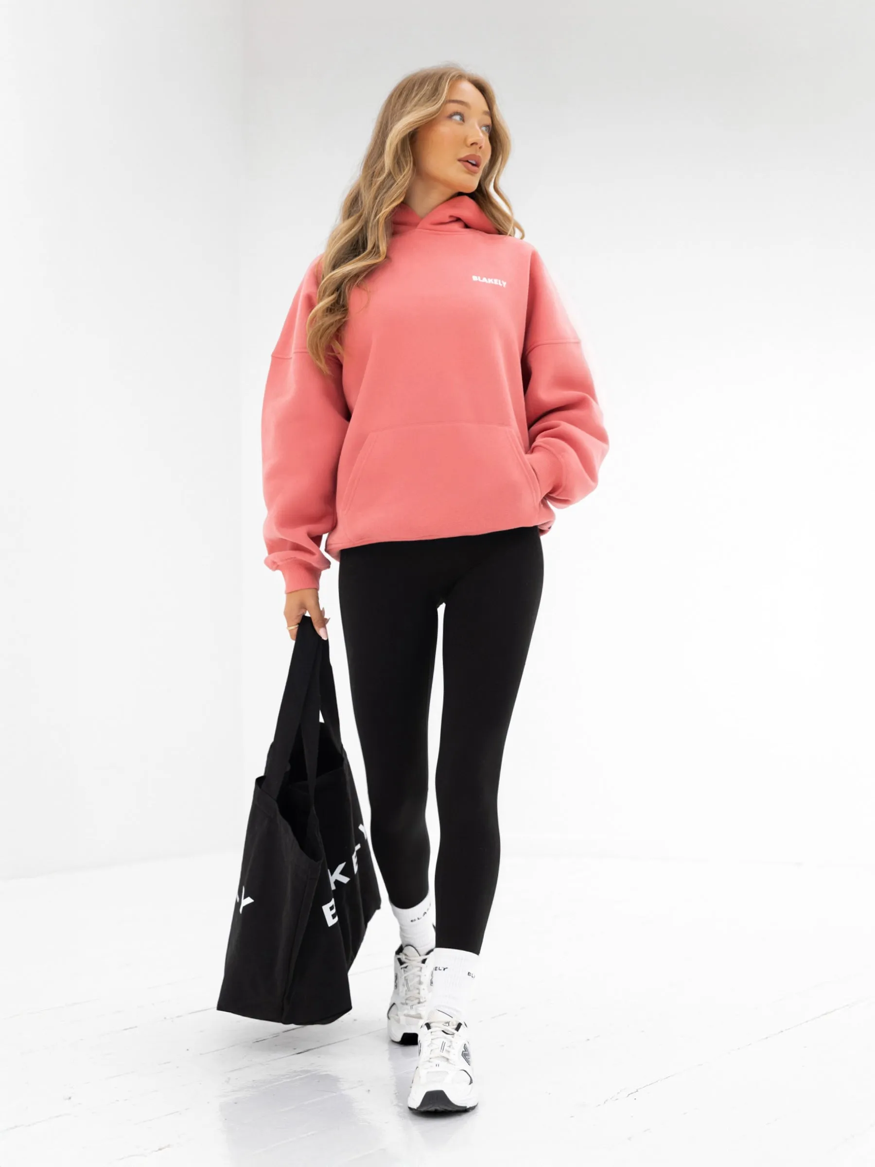 Amelie Oversized Hoodie - Sunrise Coral sold by Blakely product image thumbnail 4