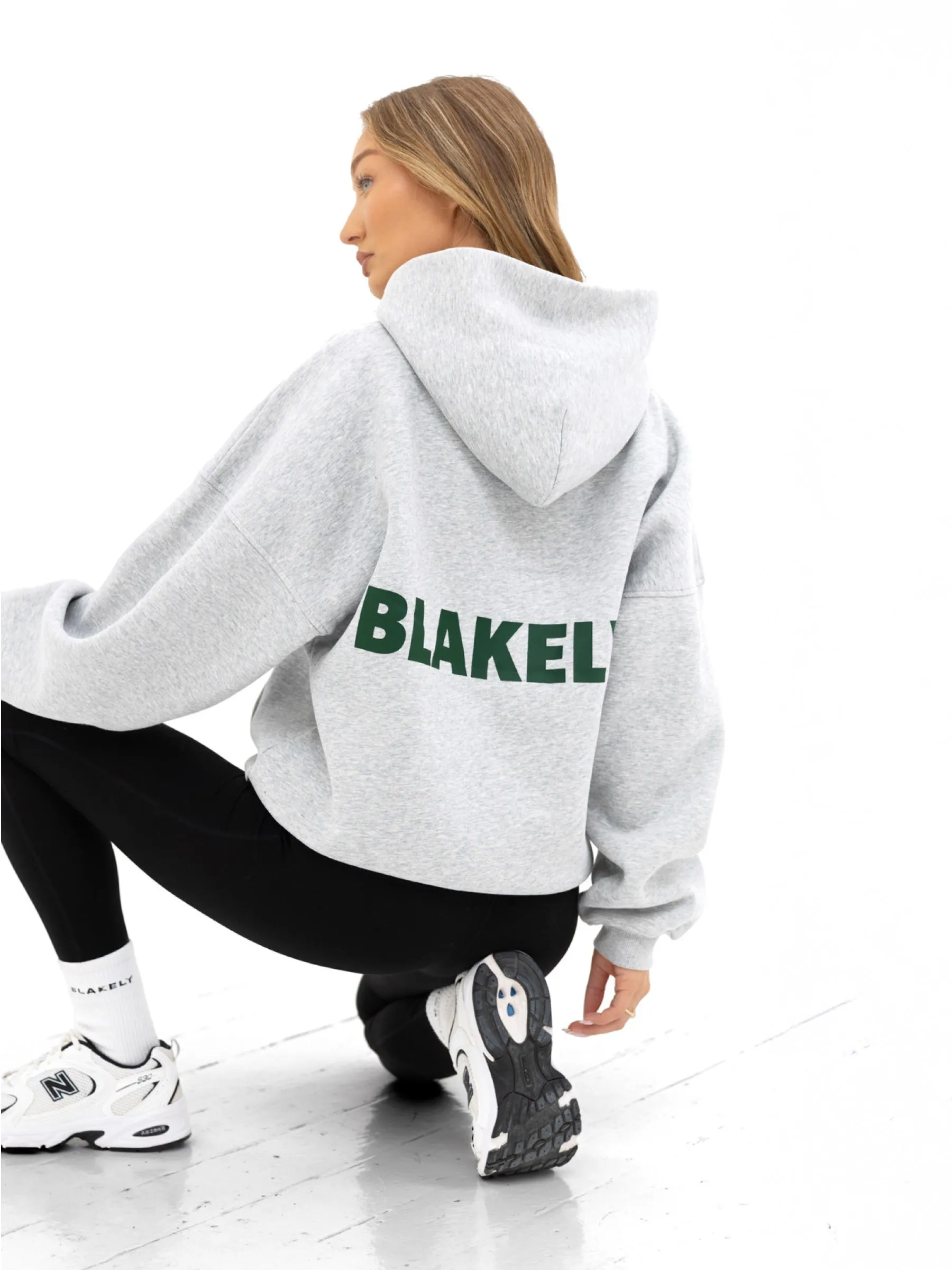 Amelie Oversized Hoodie - Marl Grey sold by Blakely product image thumbnail 5