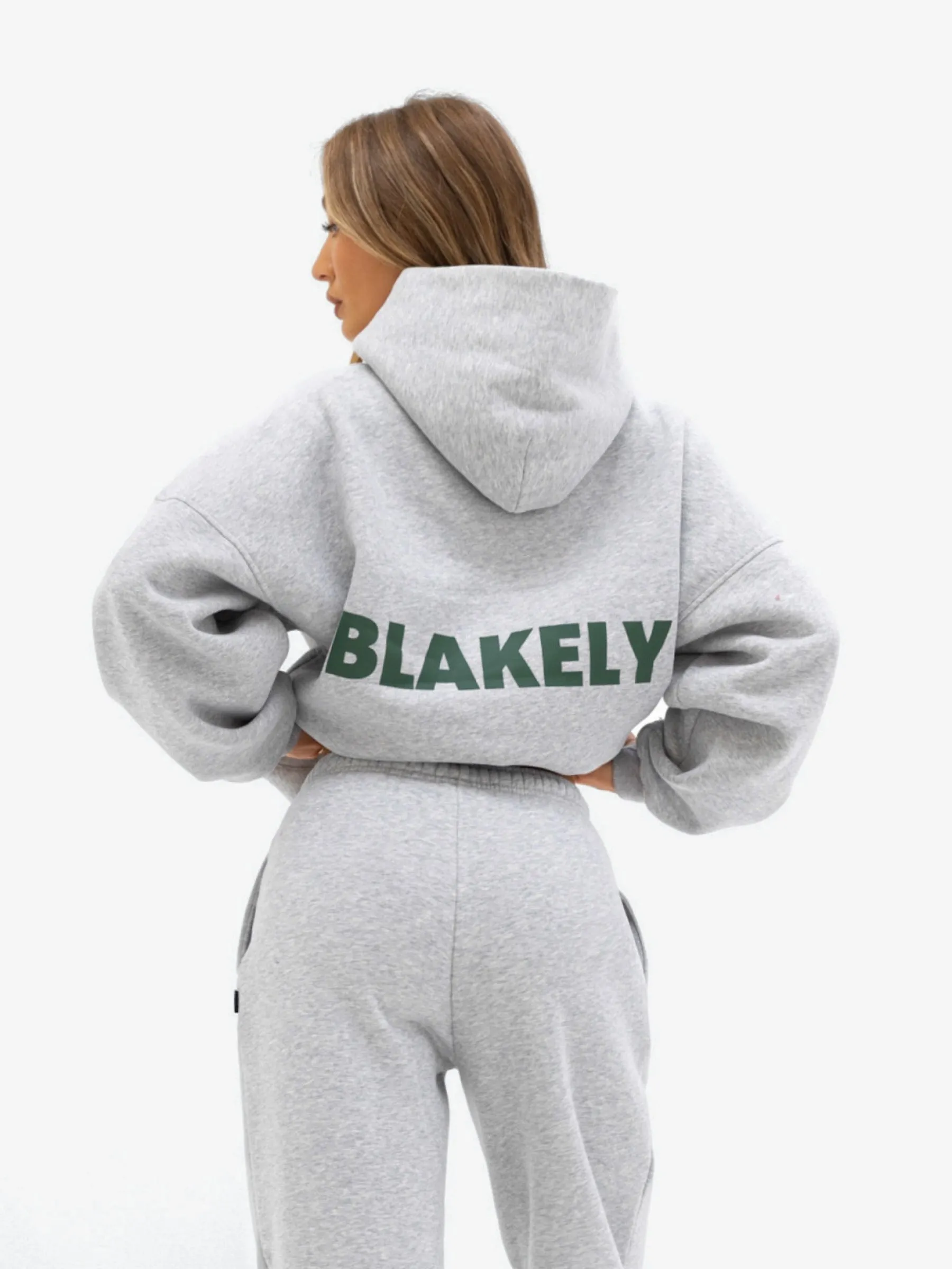 Amelie Oversized Hoodie - Marl Grey sold by Blakely