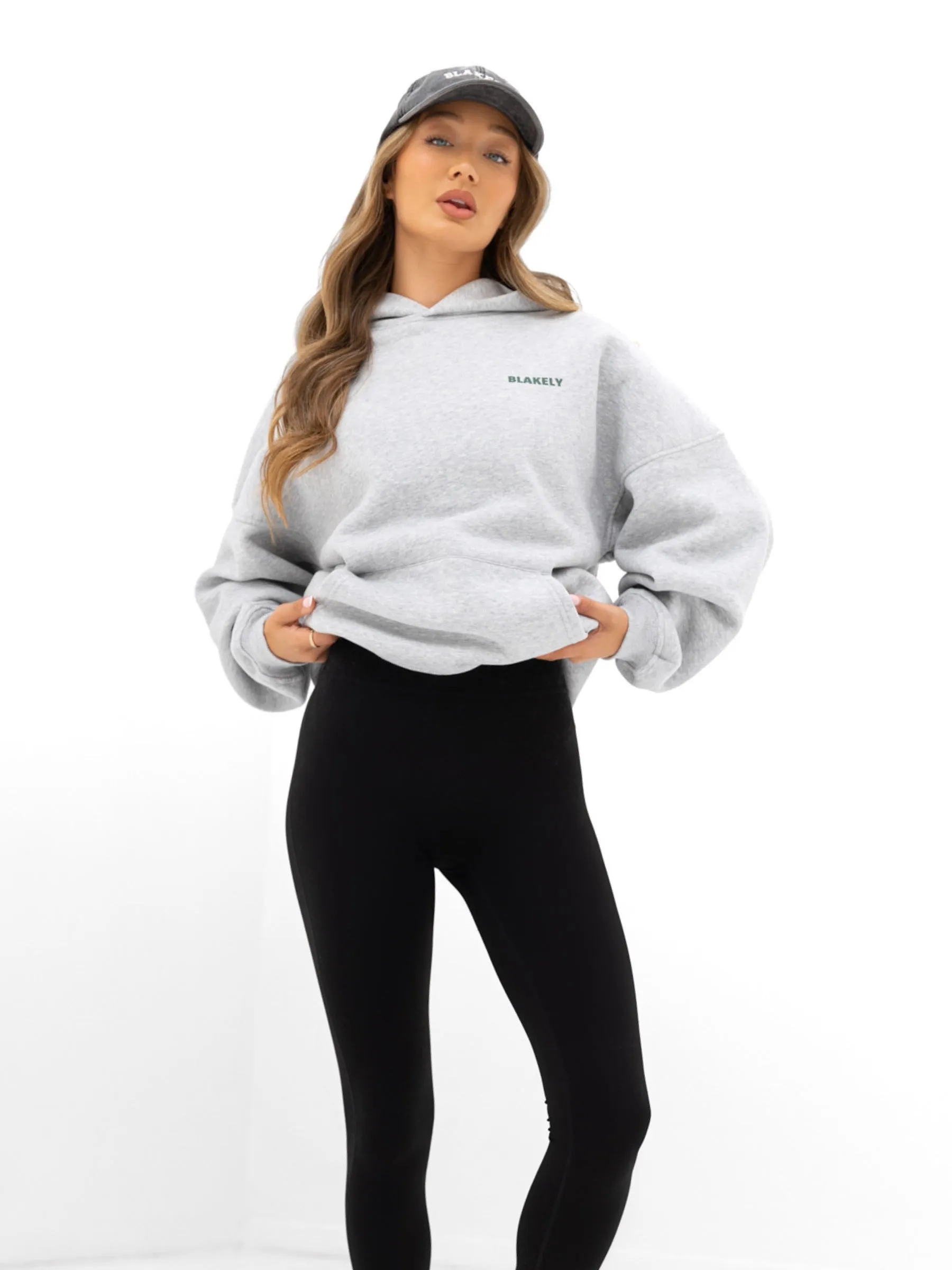 Amelie Oversized Hoodie - Marl Grey sold by Blakely product image thumbnail 2