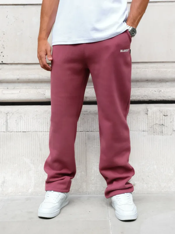 Arlo Wide Leg Sweatpants - Dark Pink sold by Blakely