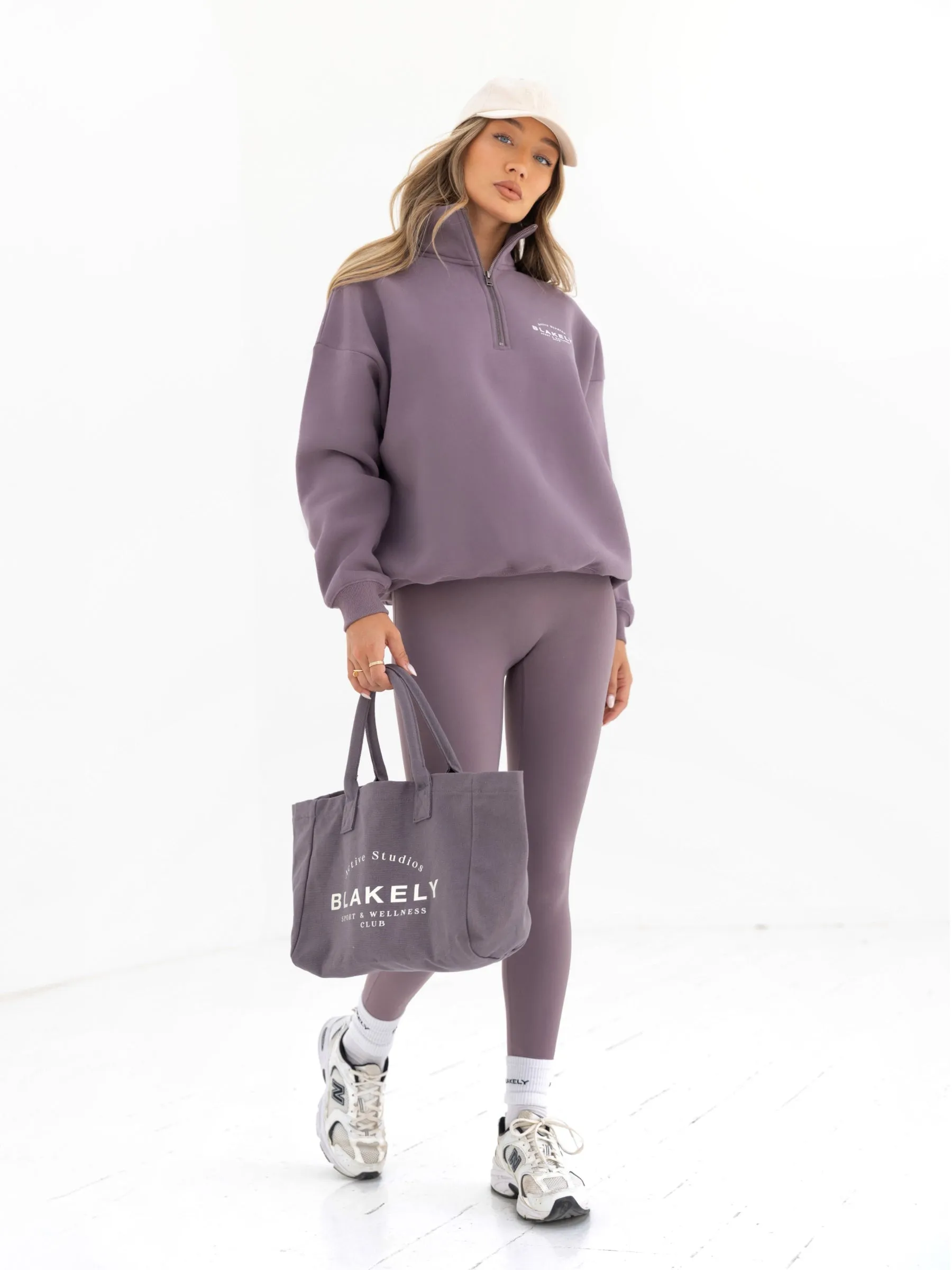 Active Studios 1/4 Zip Jumper - Grape sold by Blakely product image thumbnail 5