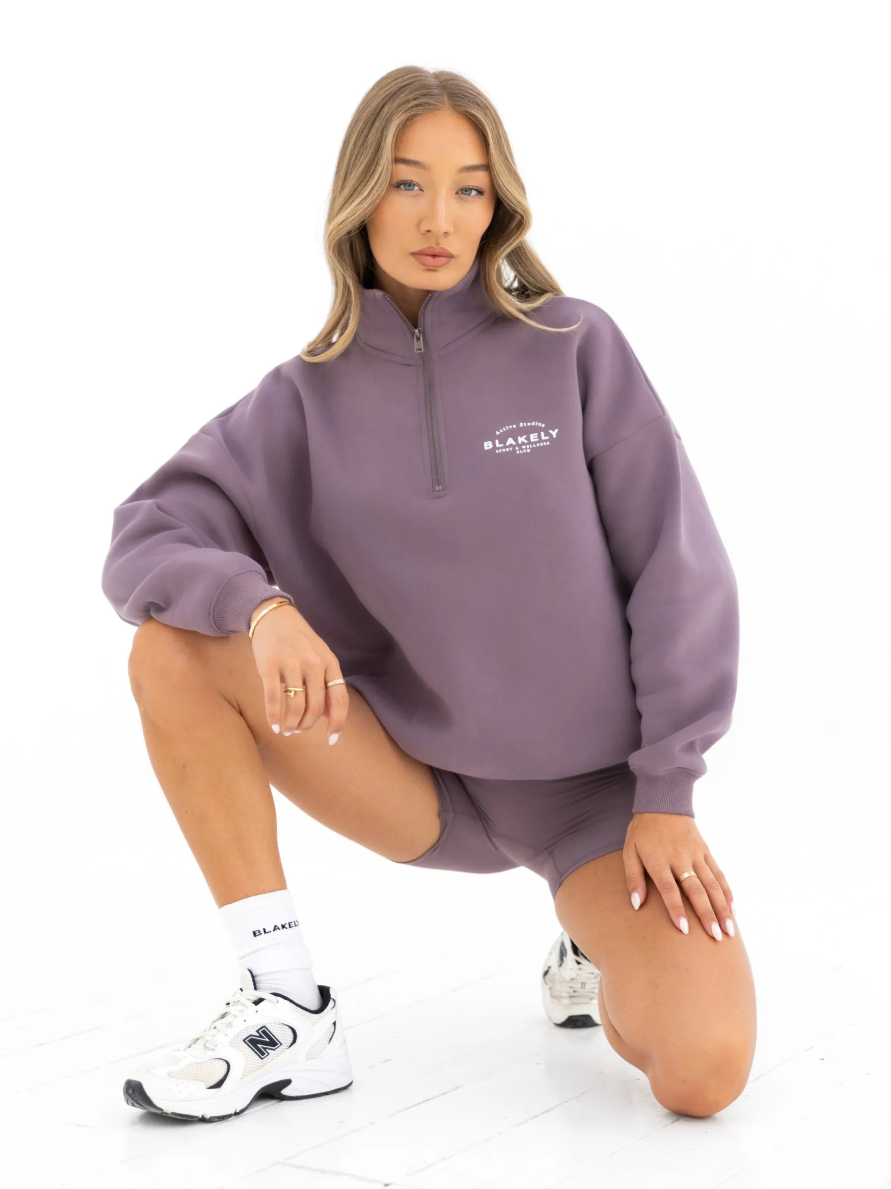 Active Studios 1/4 Zip Jumper - Grape sold by Blakely product image thumbnail 2