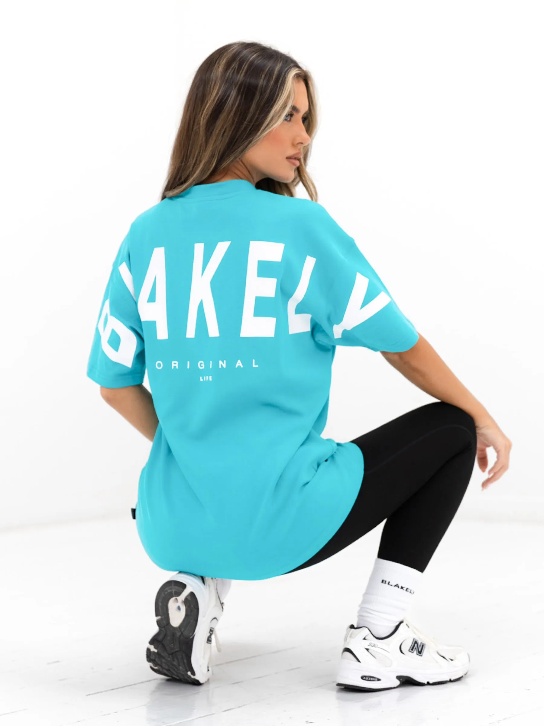 Isabel Oversized T-Shirt - Aqua sold by Blakely product image thumbnail 3