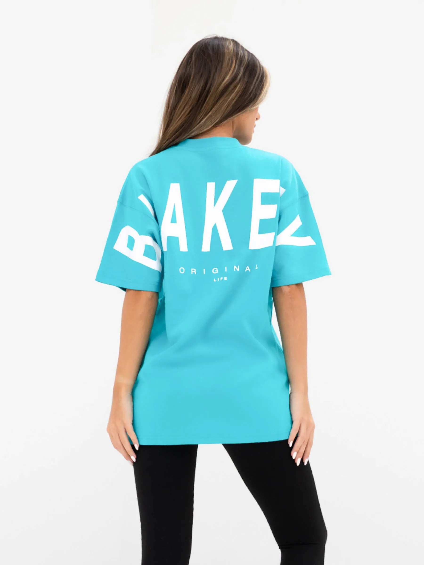 Isabel Oversized T-Shirt - Aqua sold by Blakely