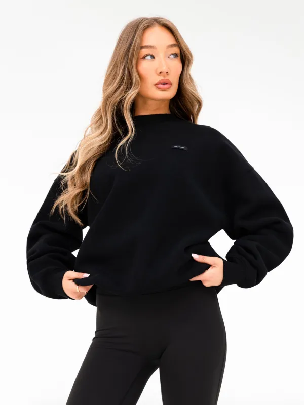 Olivia Oversized Jumper - Black sold by Blakely