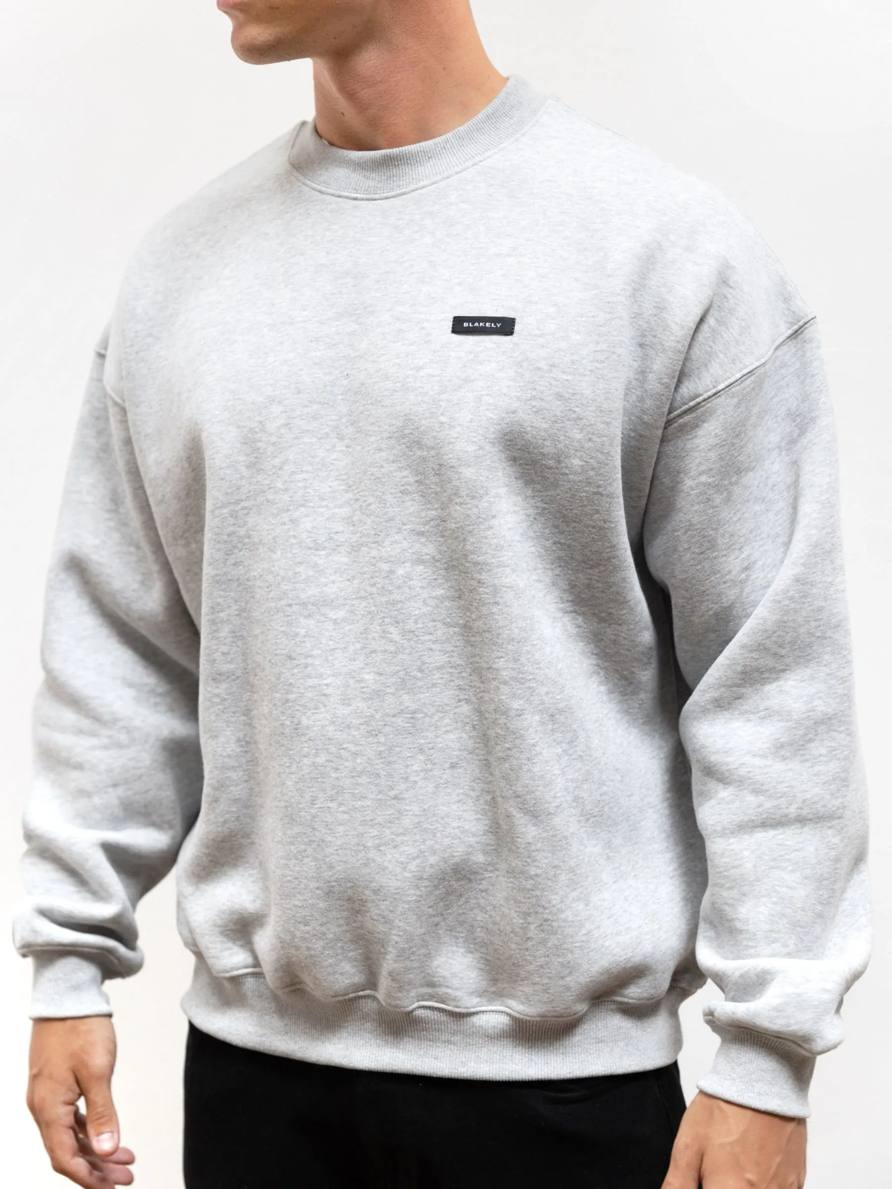Otis Relaxed Jumper - Marl Grey sold by Blakely product image thumbnail 5
