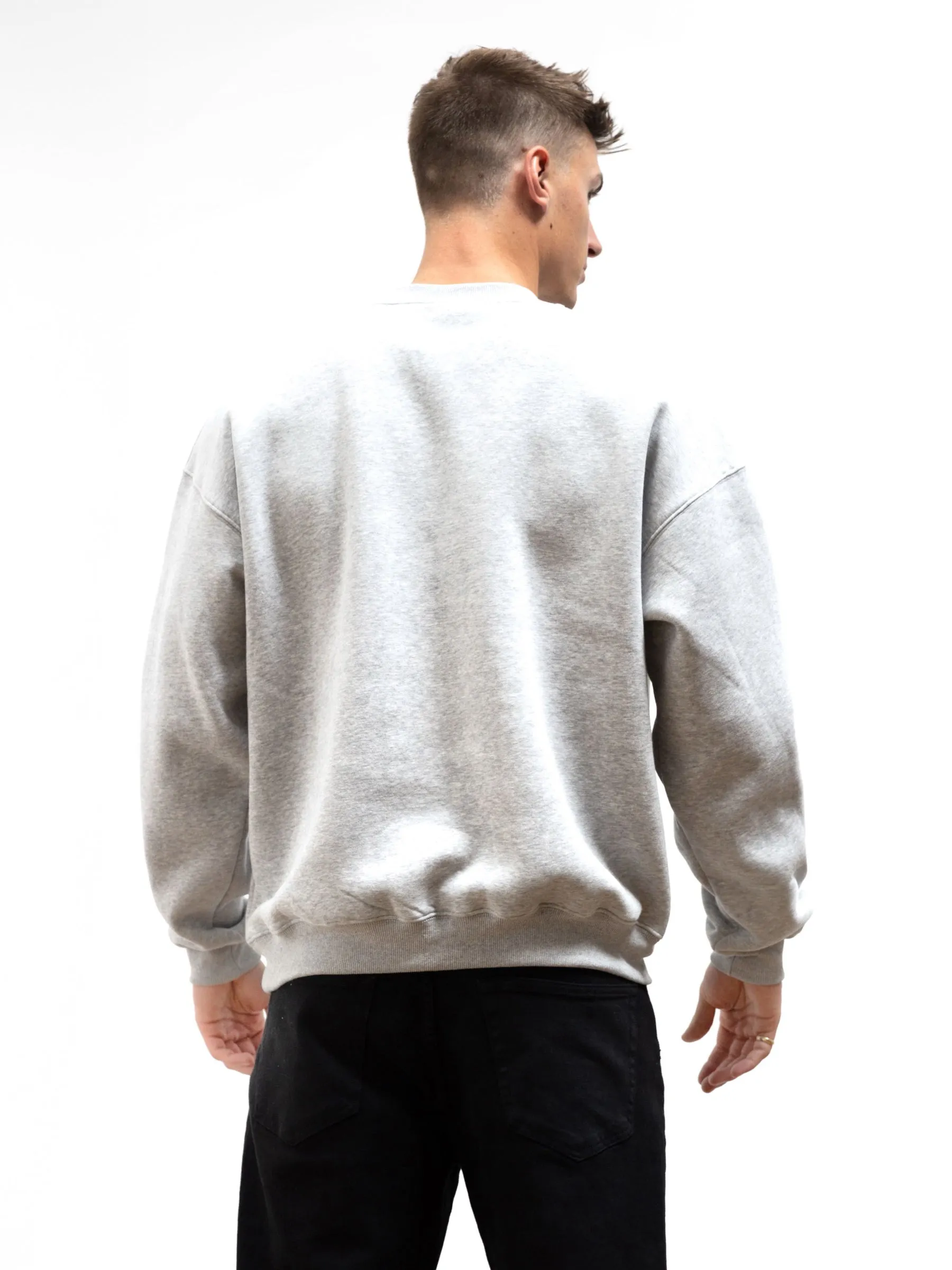 Otis Relaxed Jumper - Marl Grey sold by Blakely product image thumbnail 4