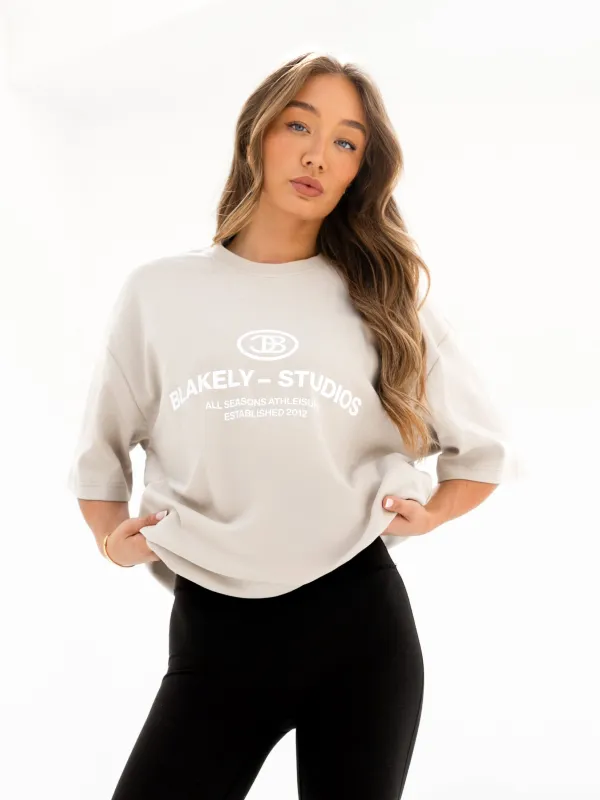 Madison Ultra Oversized T-Shirt - Dune sold by Blakely