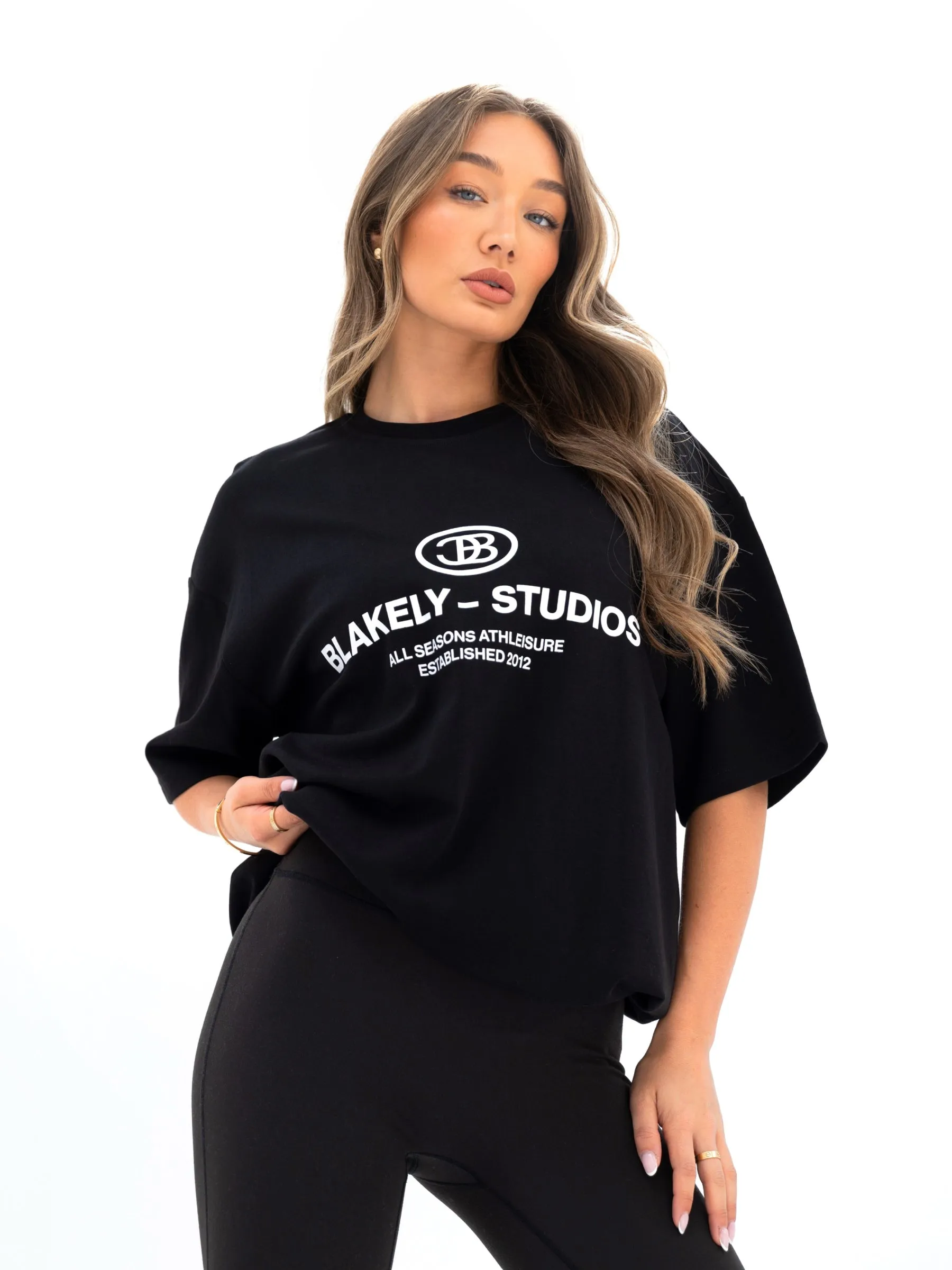 Madison Ultra Oversized T-Shirt - Black sold by Blakely product image thumbnail 2