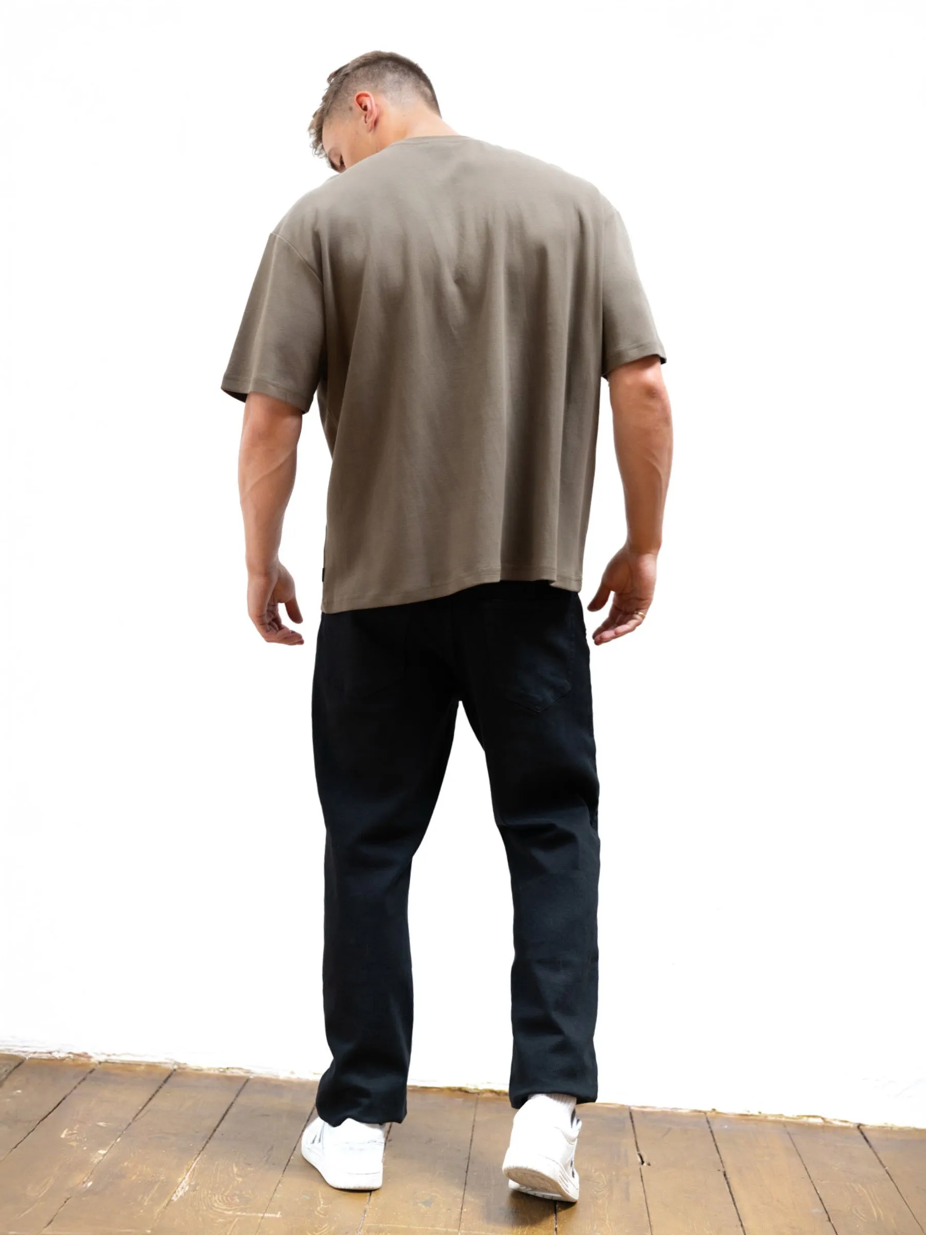 Mercer Unfitted T-Shirt - Khaki Brown sold by Blakely product image thumbnail 4
