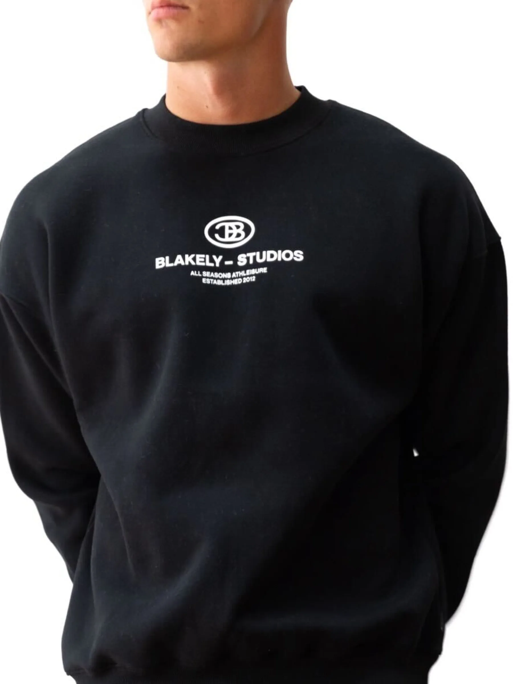 Mercer Relaxed Jumper - Black sold by Blakely product image thumbnail 3