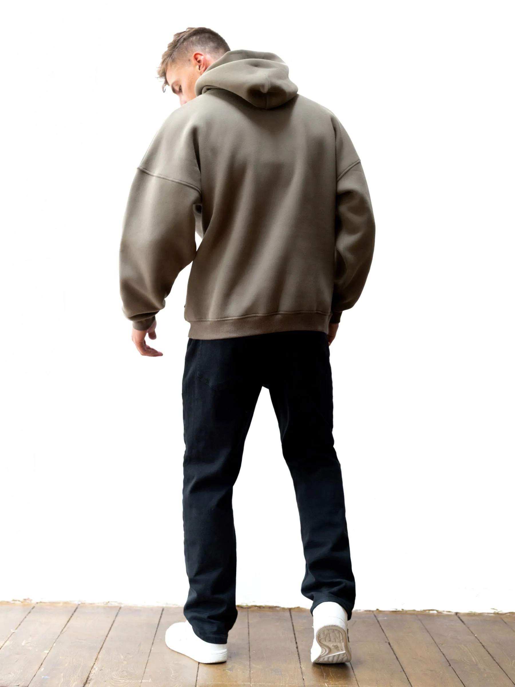 Mercer Relaxed Hoodie - Khaki Brown sold by Blakely product image thumbnail 5