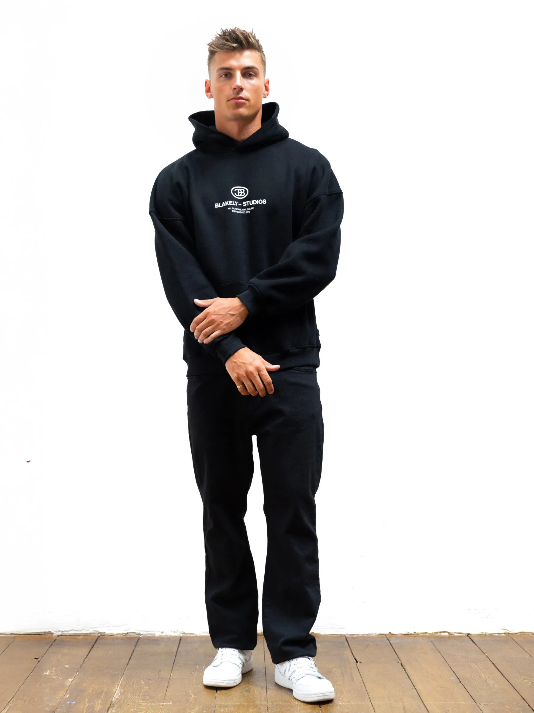 Mercer Relaxed Hoodie - Black sold by Blakely product image thumbnail 2