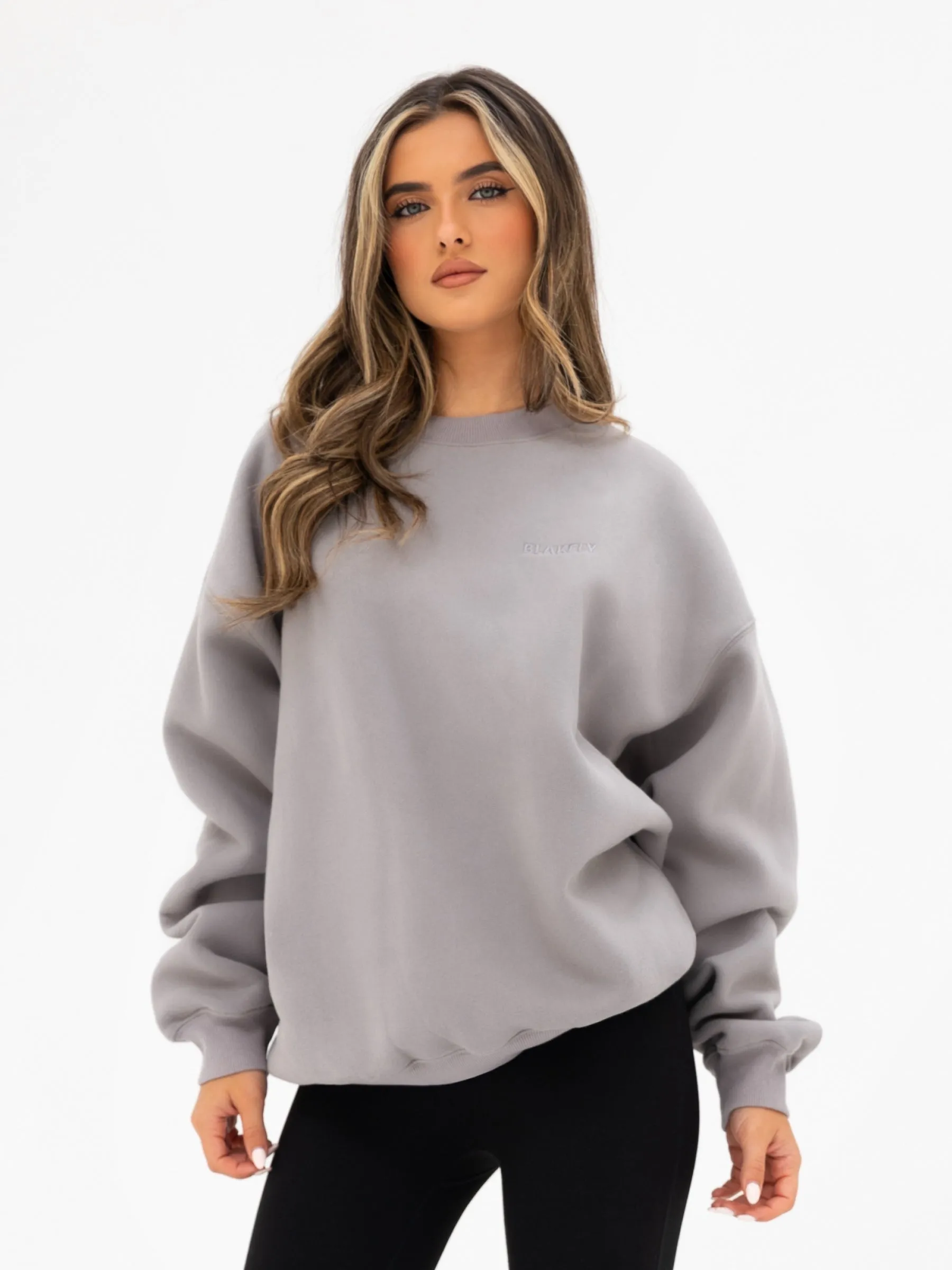 Isla Oversized Jumper - Mid Grey sold by Blakely product image thumbnail 3