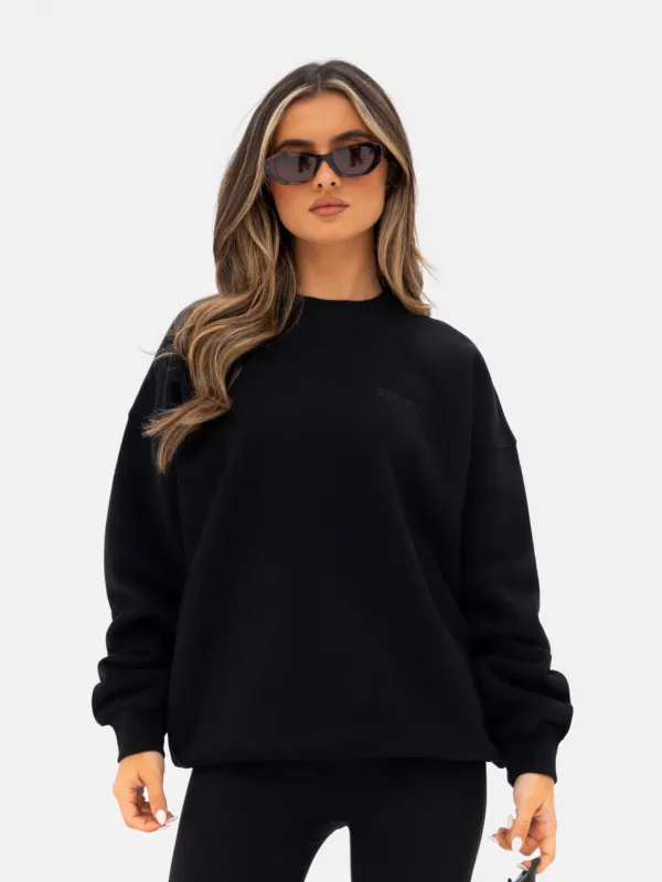 Isla Oversized Jumper - Black sold by Blakely