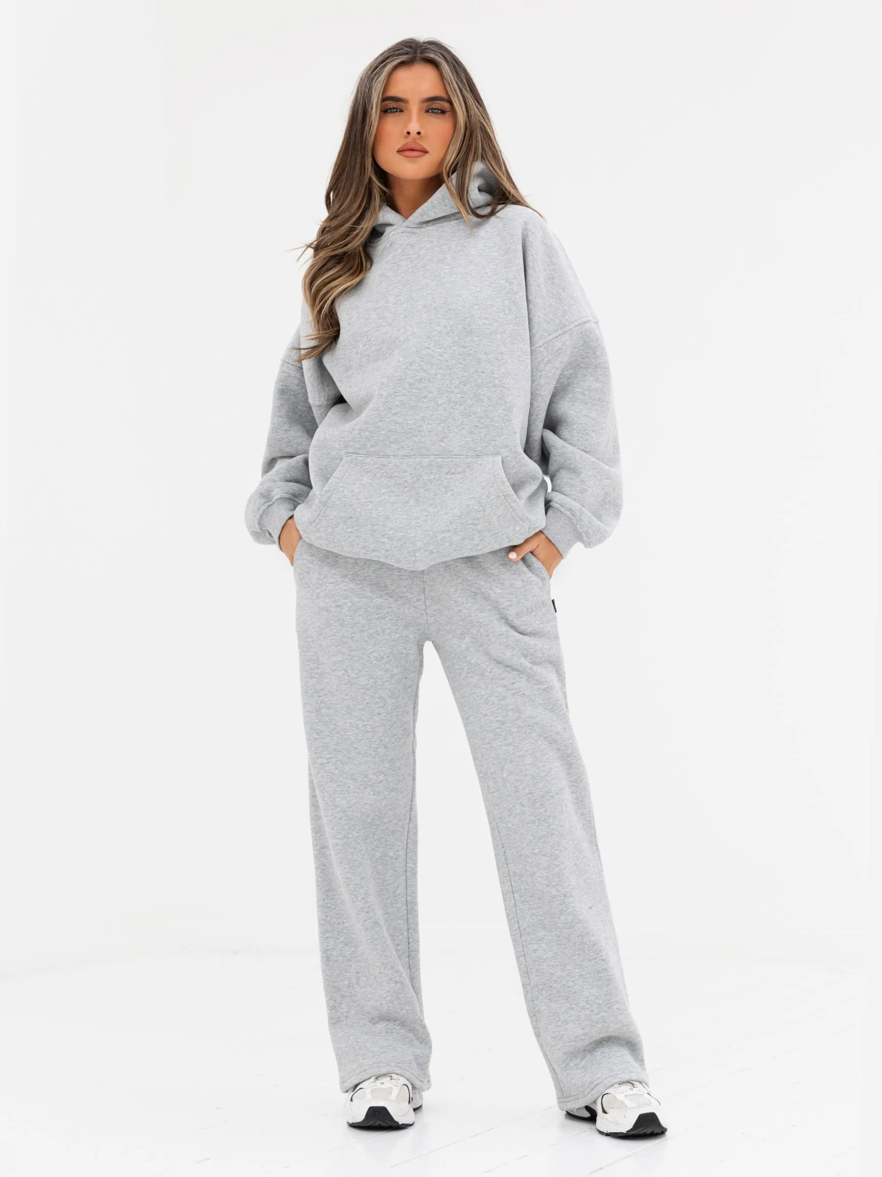 Kayla Wide Leg Sweatpants - Marl Grey sold by Blakely product image thumbnail 5