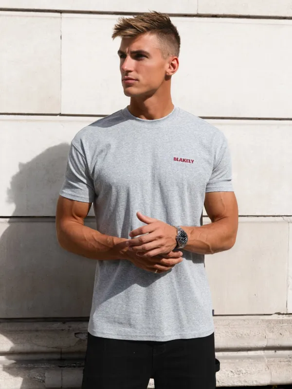 Rhys Relaxed T-Shirt - Marl Grey sold by Blakely