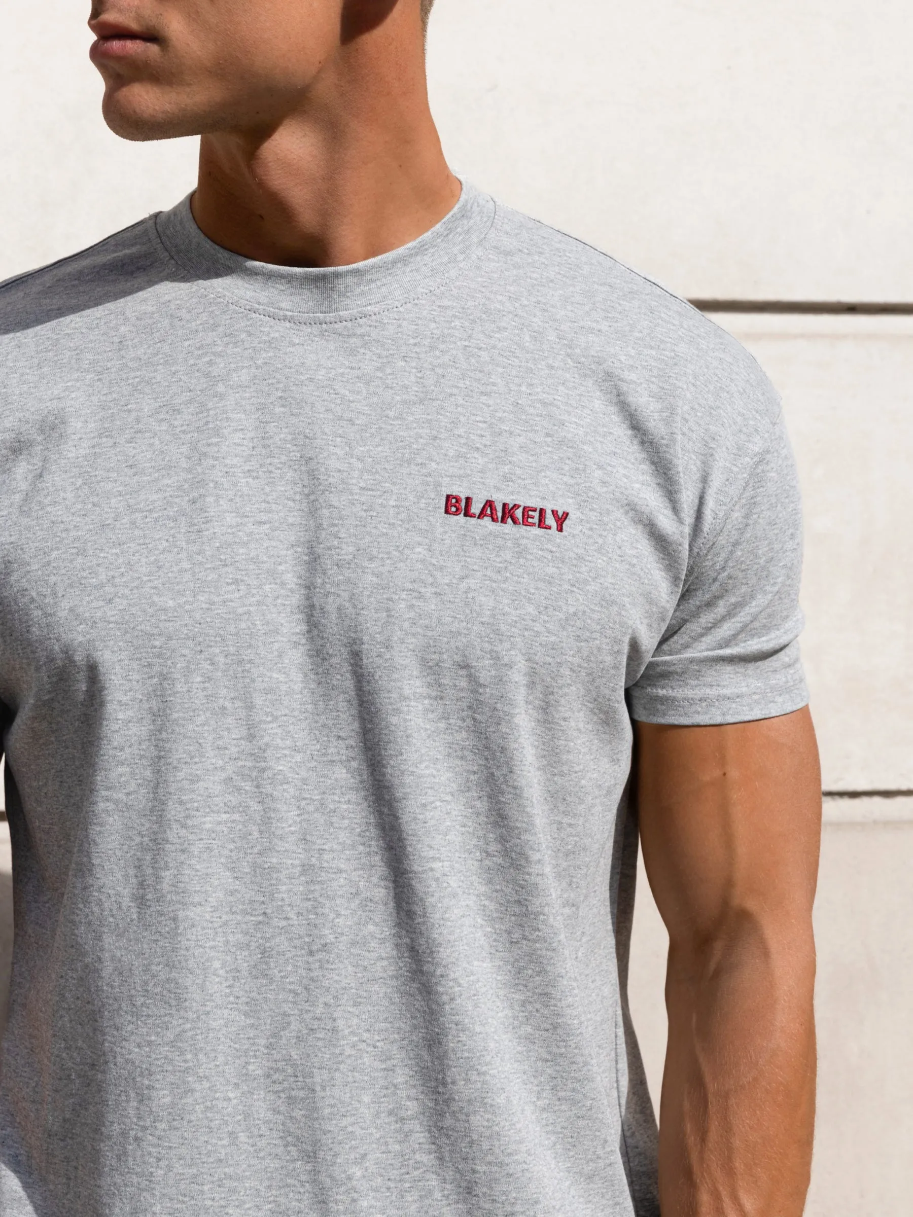Rhys Relaxed T-Shirt - Marl Grey sold by Blakely product image thumbnail 5