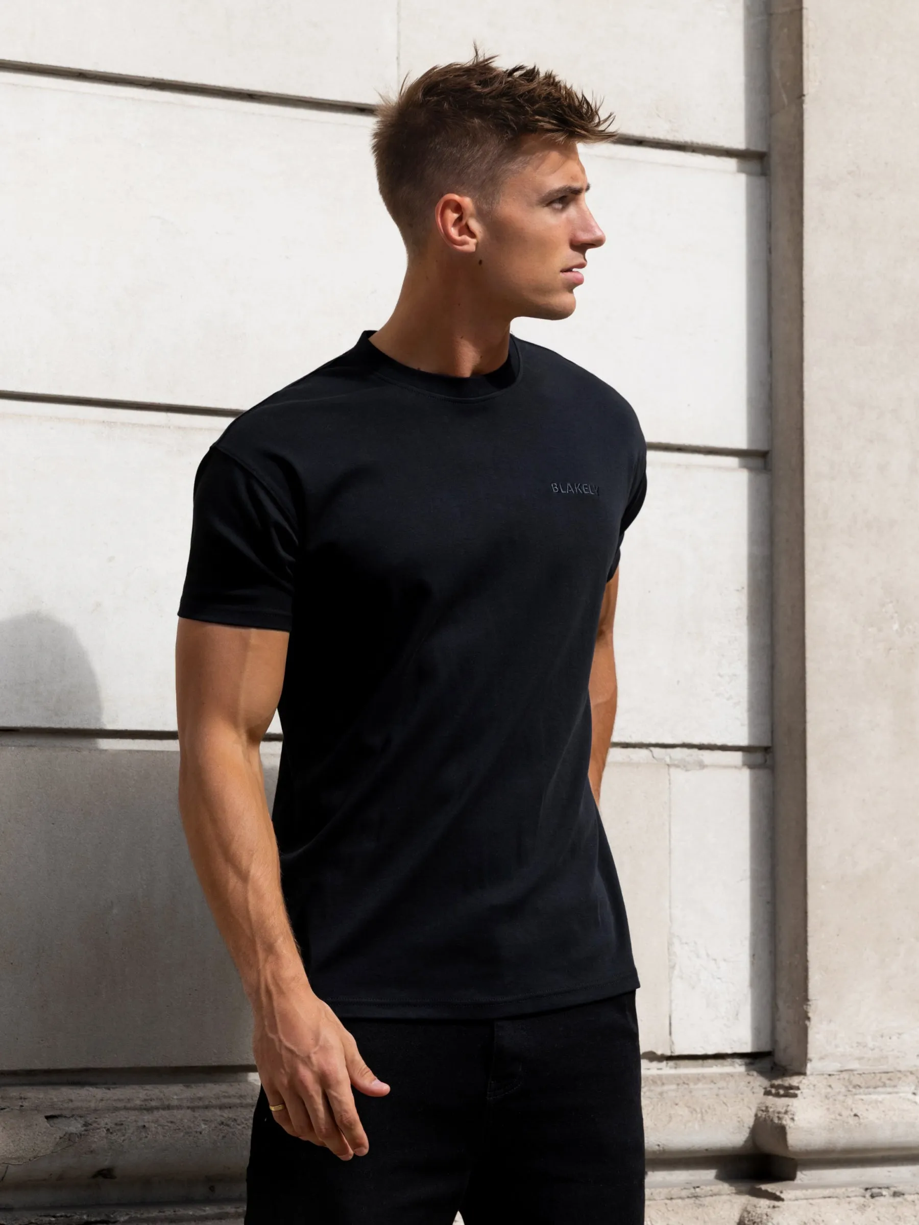 Rhys Relaxed T-Shirt - Black sold by Blakely product image thumbnail 5