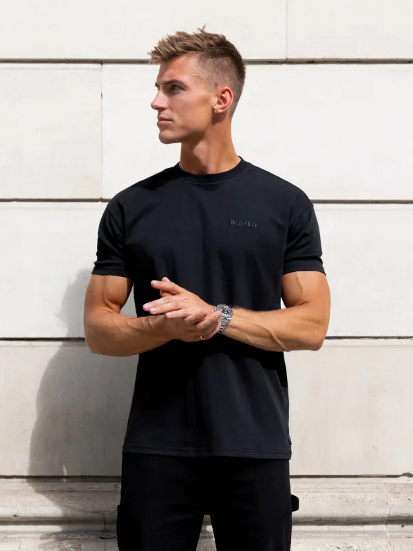 Rhys Relaxed T-Shirt - Black sold by Blakely
