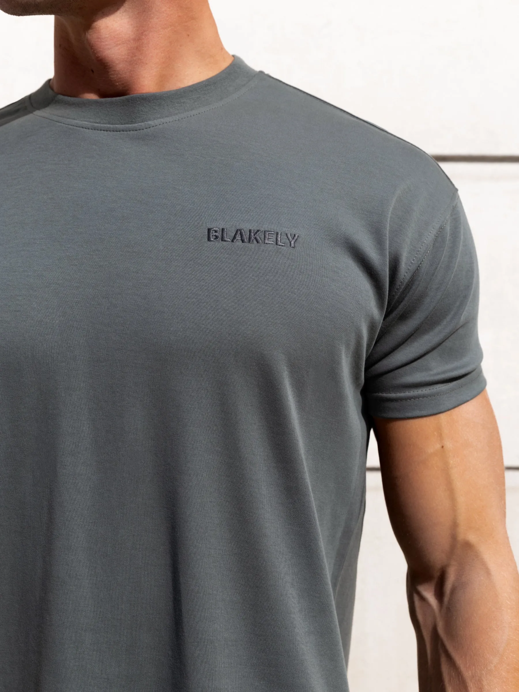 Rhys Relaxed T-Shirt - Khaki Grey sold by Blakely product image thumbnail 4