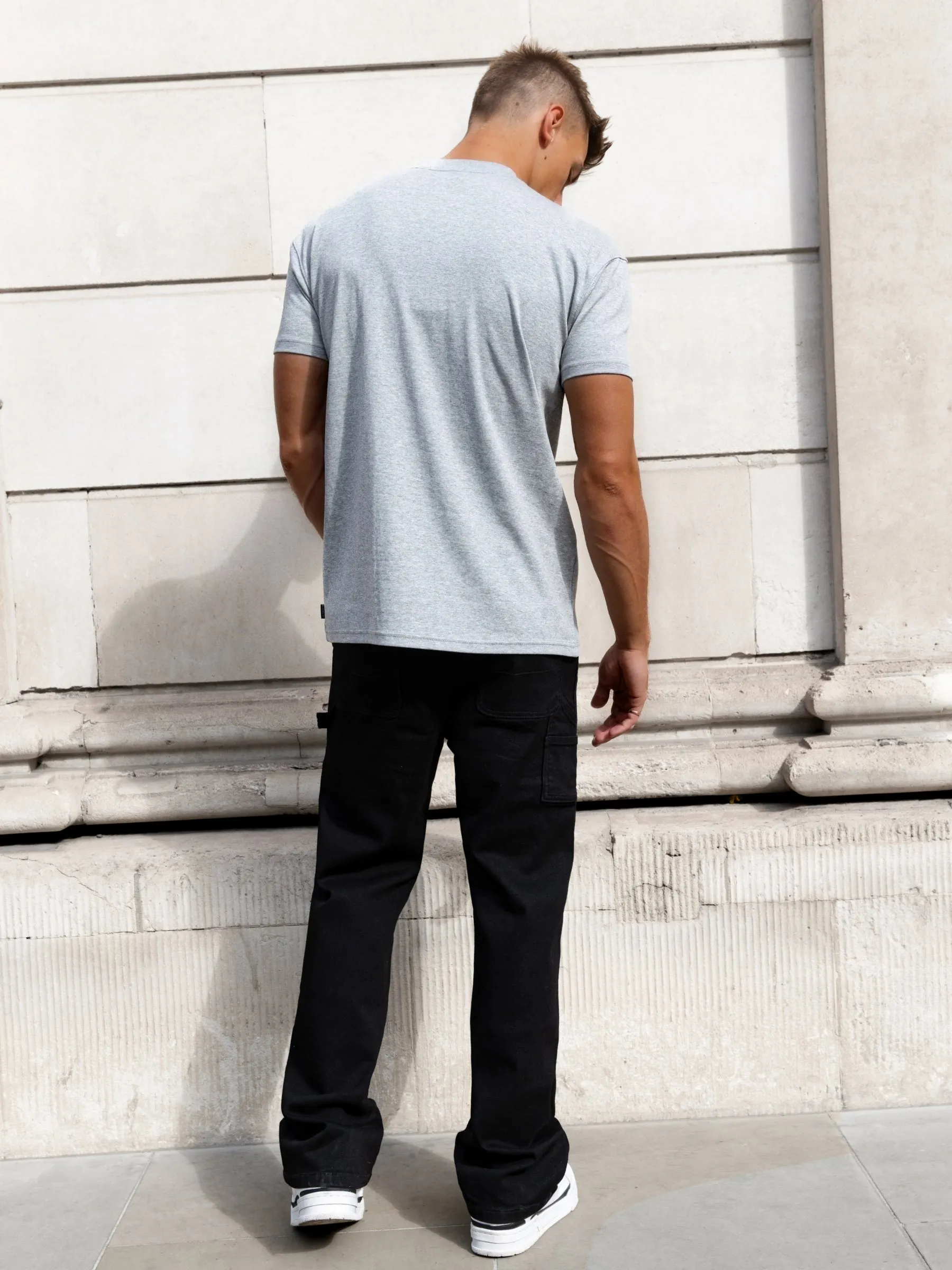 Raife Relaxed T-Shirt - Marl Grey sold by Blakely product image thumbnail 4