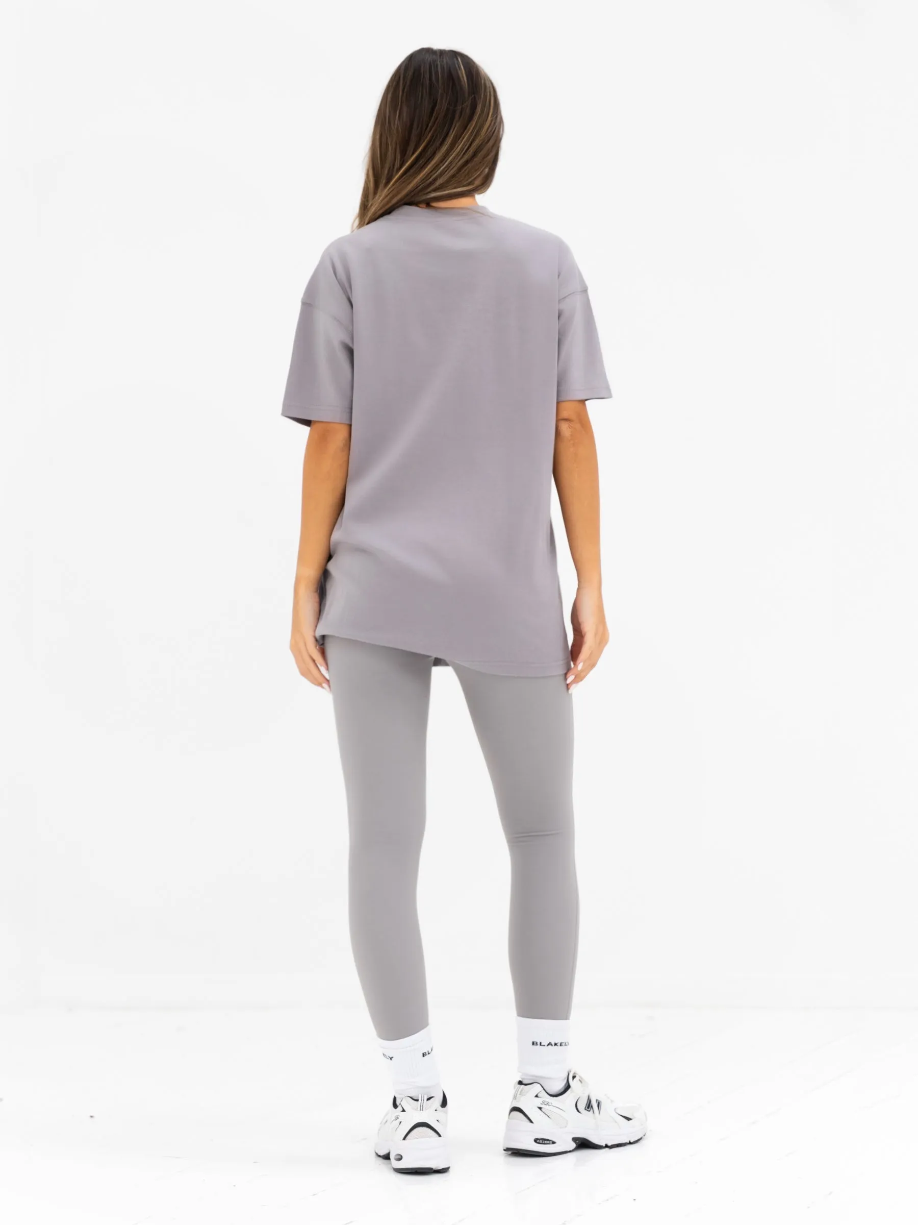 Isla Oversized T-Shirt - Mid Grey sold by Blakely product image thumbnail 4