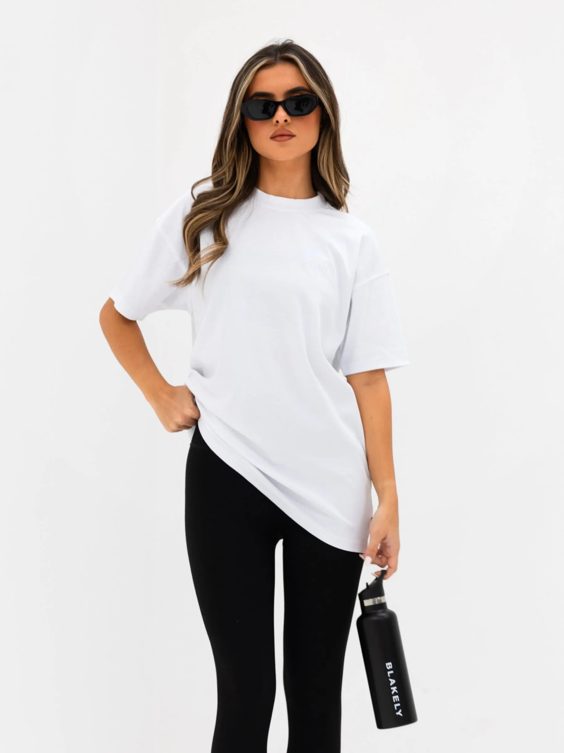 Isla Oversized T-Shirt - White sold by Blakely product image thumbnail 5