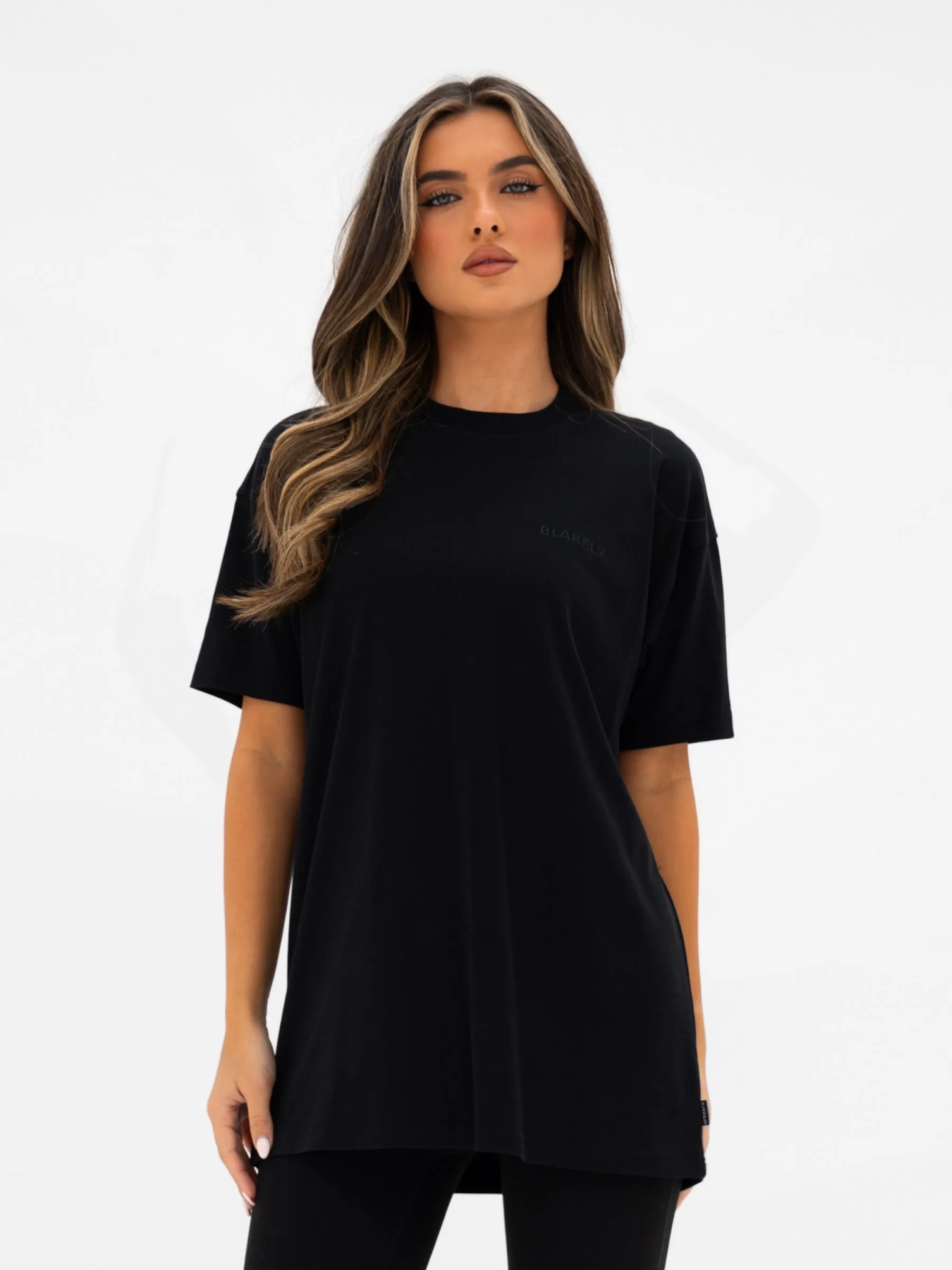 Isla Oversized T-Shirt - Black sold by Blakely
