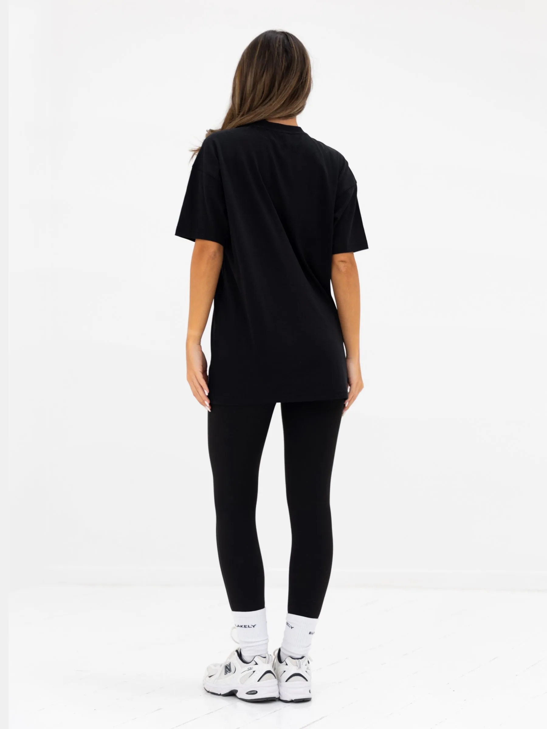 Isla Oversized T-Shirt - Black sold by Blakely product image thumbnail 4