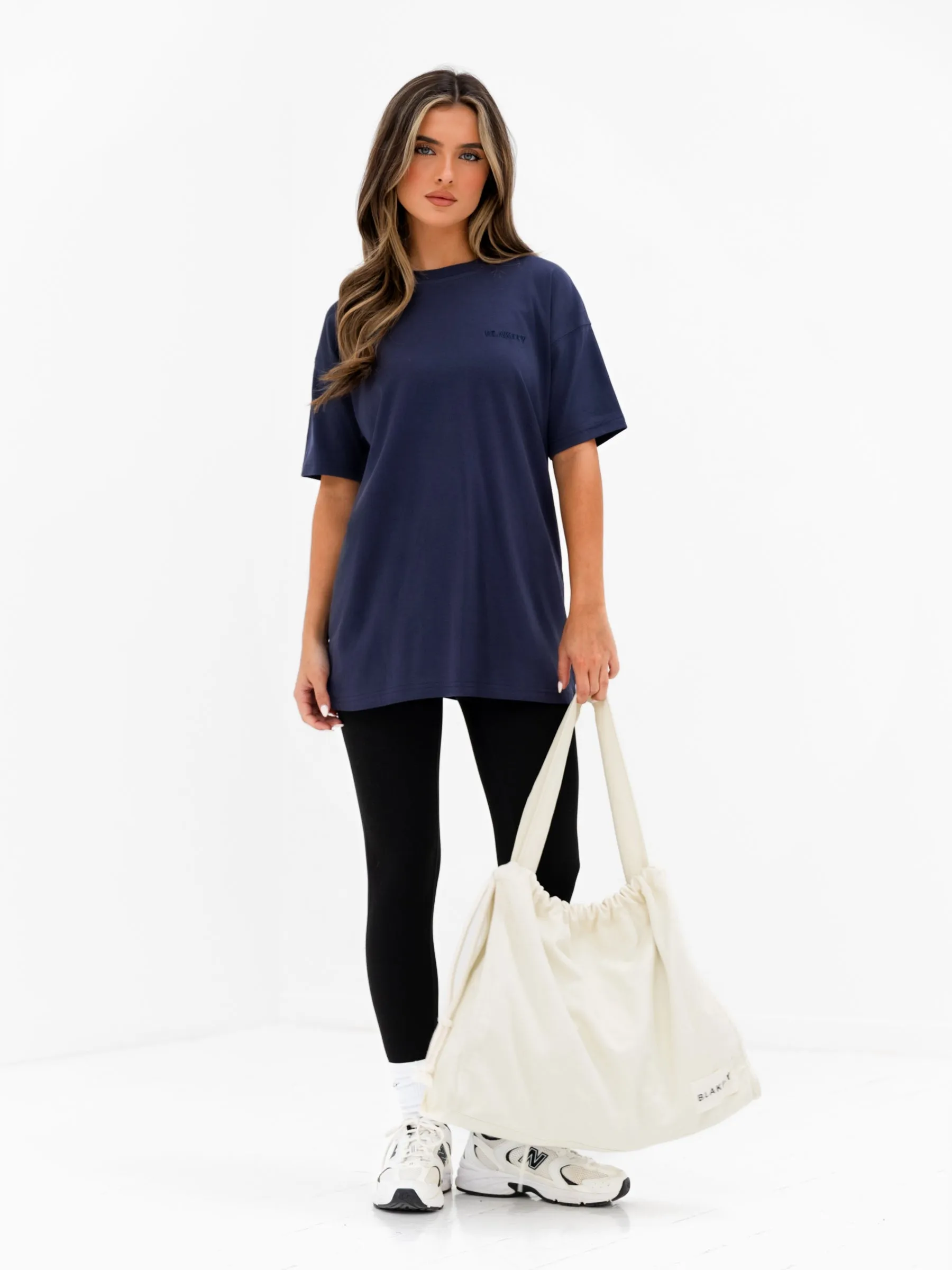 Isla Oversized T-Shirt - True Navy sold by Blakely product image thumbnail 3