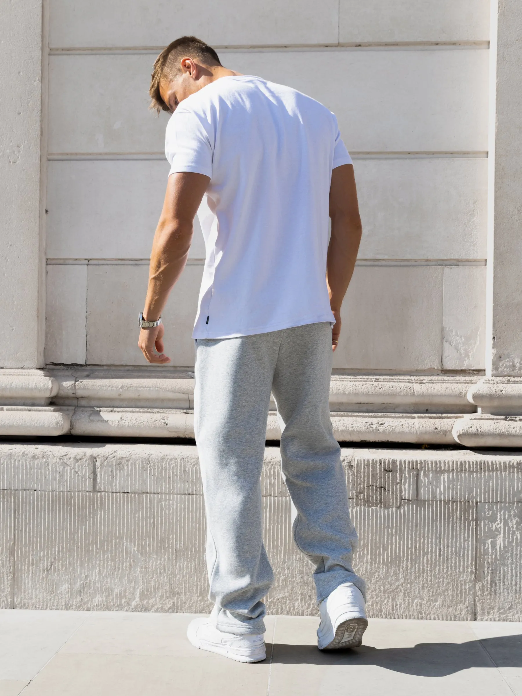 Declan Relaxed Sweatpants - Marl Grey sold by Blakely product image thumbnail 4